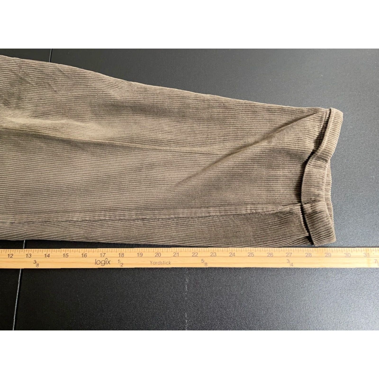 Bugle Boy VINTAGE Bugle Boy Corduroy Pants Baggy Fit 90s Olive Green 34 x 29 Mens Regular Pants Size US 34 / EU 50 - 6 Thumbnail