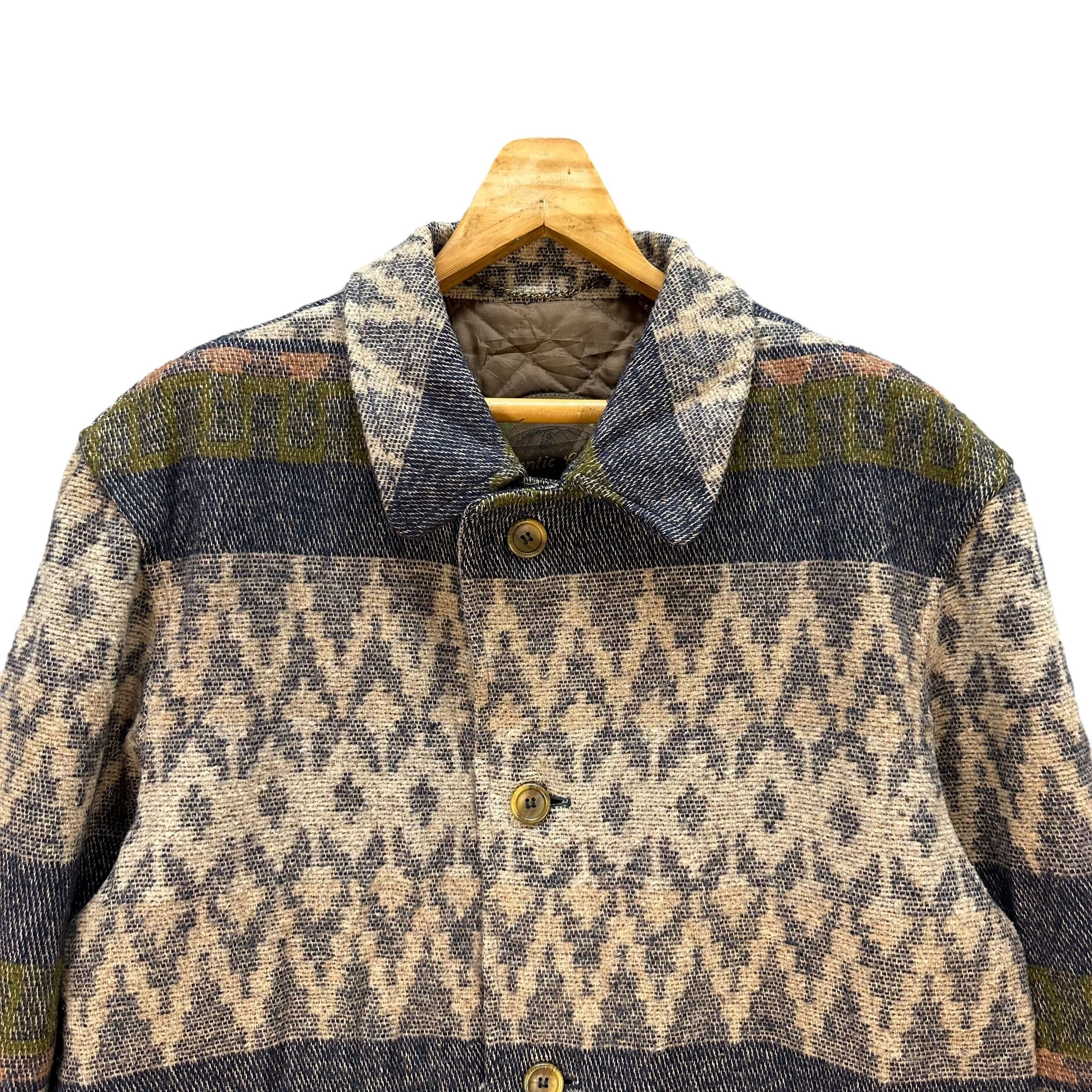 90's TREK & TRAVEL Fullprint Casual Jacket #A37-0853