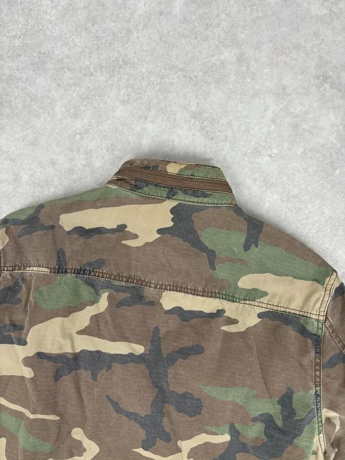 Polo Ralph Lauren 2010s Ralph Lauren Olive Camo Military Shirt Jacket Size US M / EU 48-50 / 2 - 6 Thumbnail