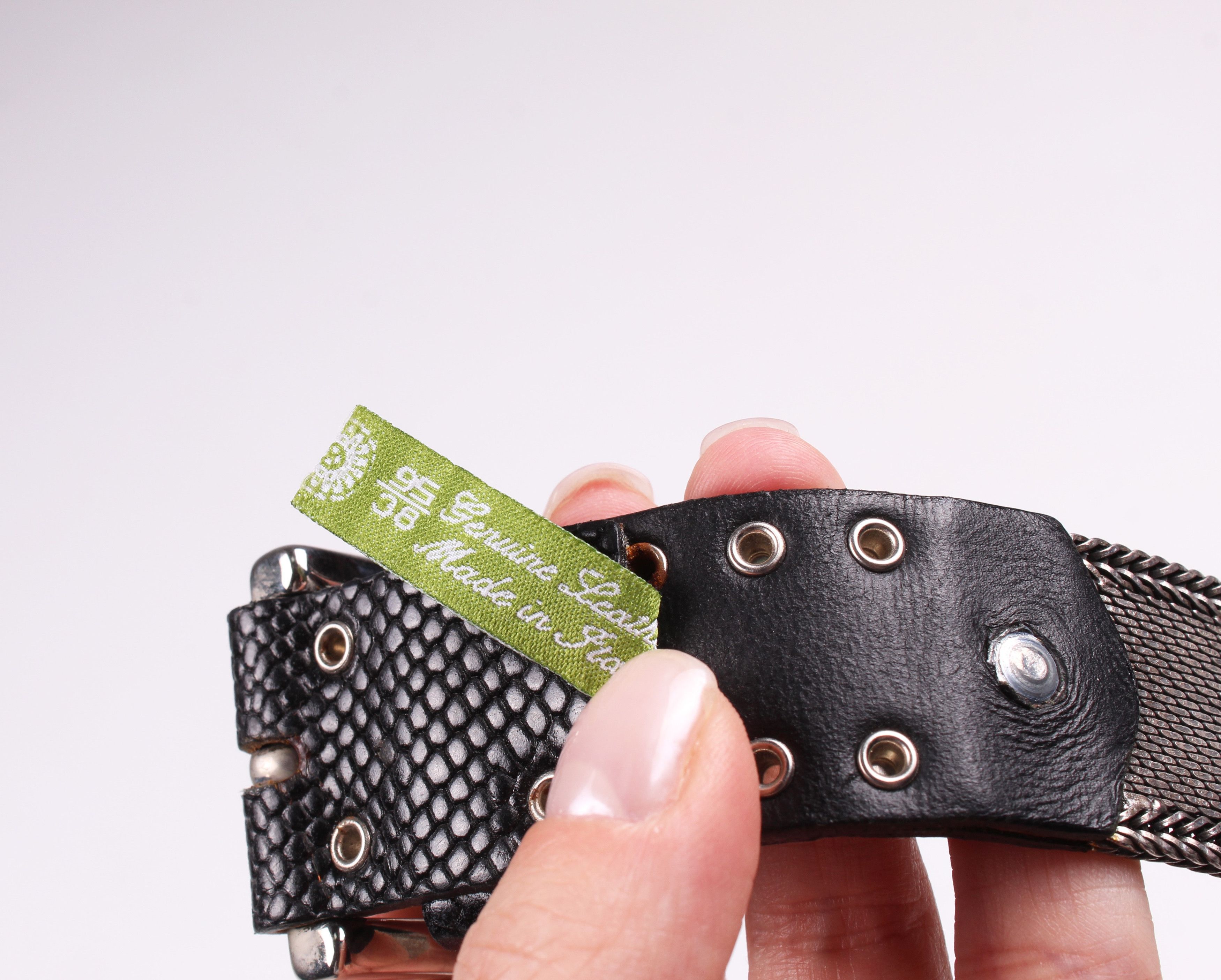 Vintage Nanny Vintage Punk Grunge Metal Belt Size ONE SIZE - 5 Thumbnail