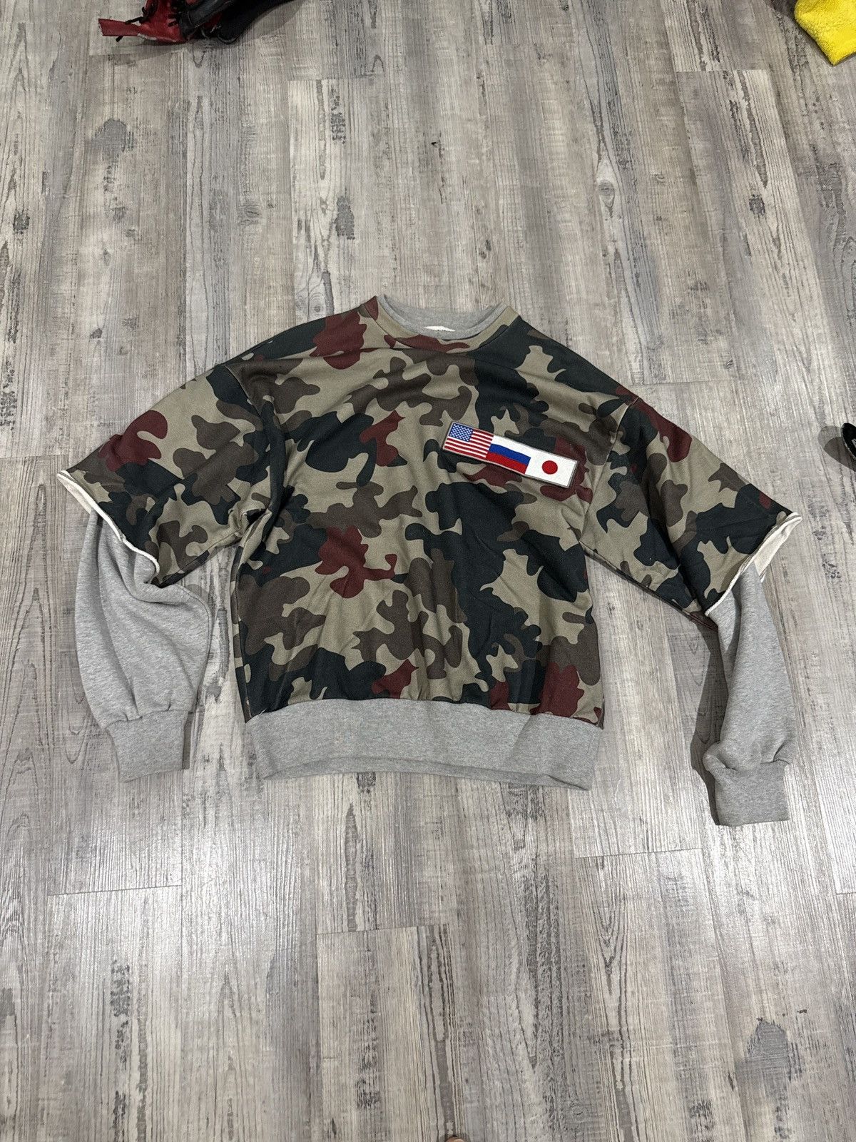 Gosha Rubchinskiy Gosha sweater camo Size US XS / EU 42 / 0 - 1 Thumbnail