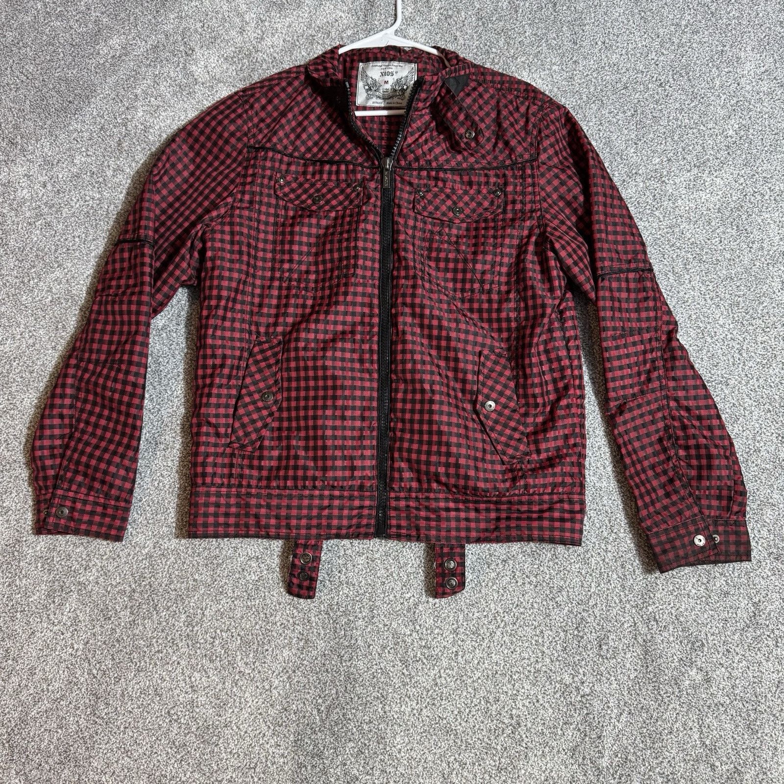 Other Xios Jacket Men M Grunge Streetwear Biker Punk Y2K Look Size M / US 6-8 / IT 42-44 - 1 Thumbnail