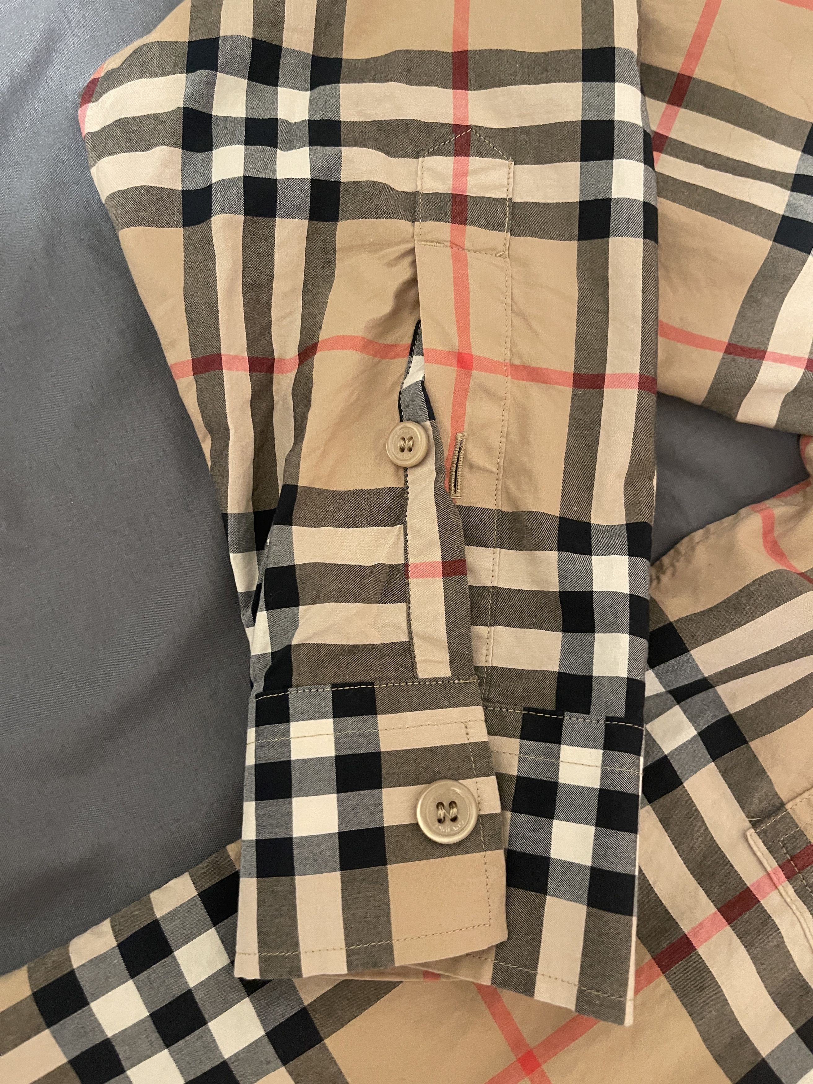 Burberry Burberry Check Cotton Poplin Shirt men XS MSRP $600 Size US XS / EU 42 / 0 - 3 Thumbnail