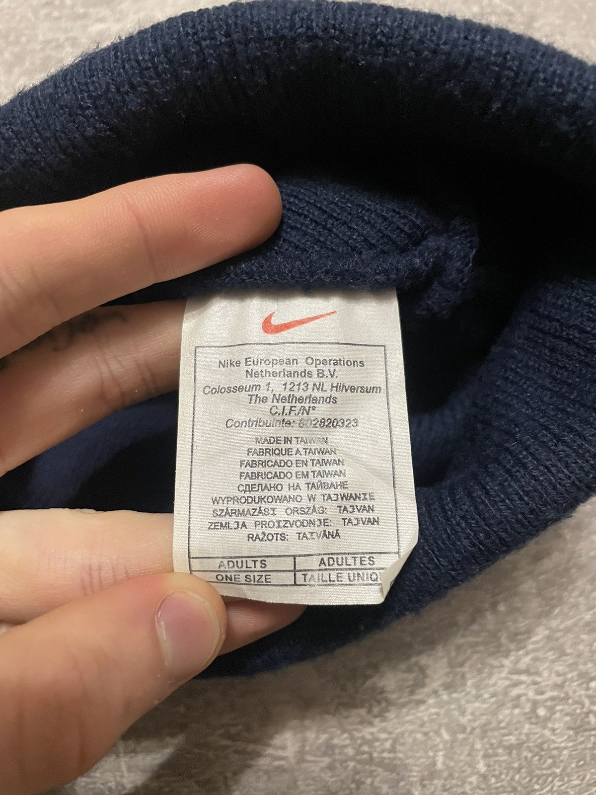 Nike Vintage Nike Swoosh Logo Hat Size ONE SIZE - 6 Thumbnail