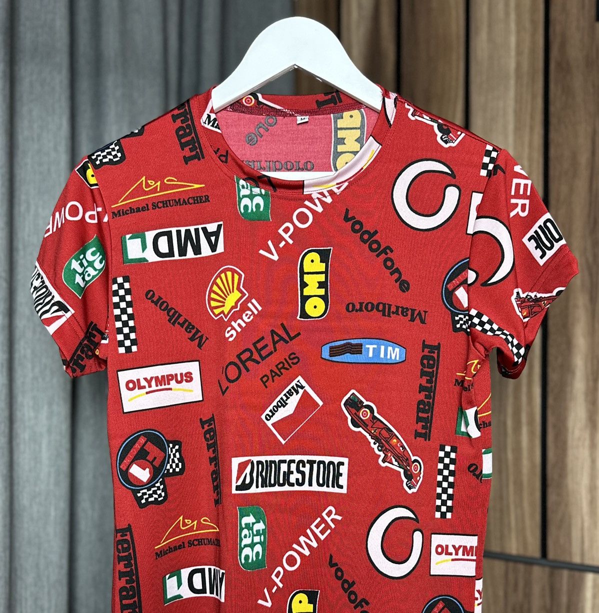 Ferrari × Vintage Formula 1 Racing Teams Shirt Vodafone Shell V-Power Ferrari Size US M / EU 48-50 / 2 - 3 Thumbnail
