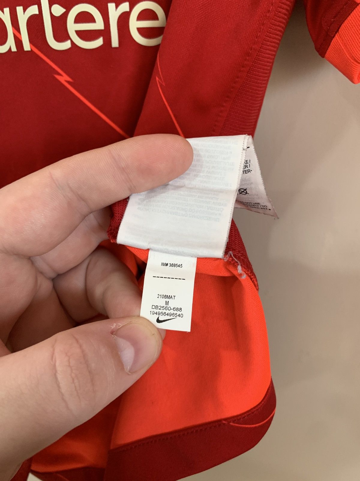 Nike Liverpool 2021 Home Football Shirt Nike Soccer Jersey Sz M Size US M / EU 48-50 / 2 - 17 Thumbnail