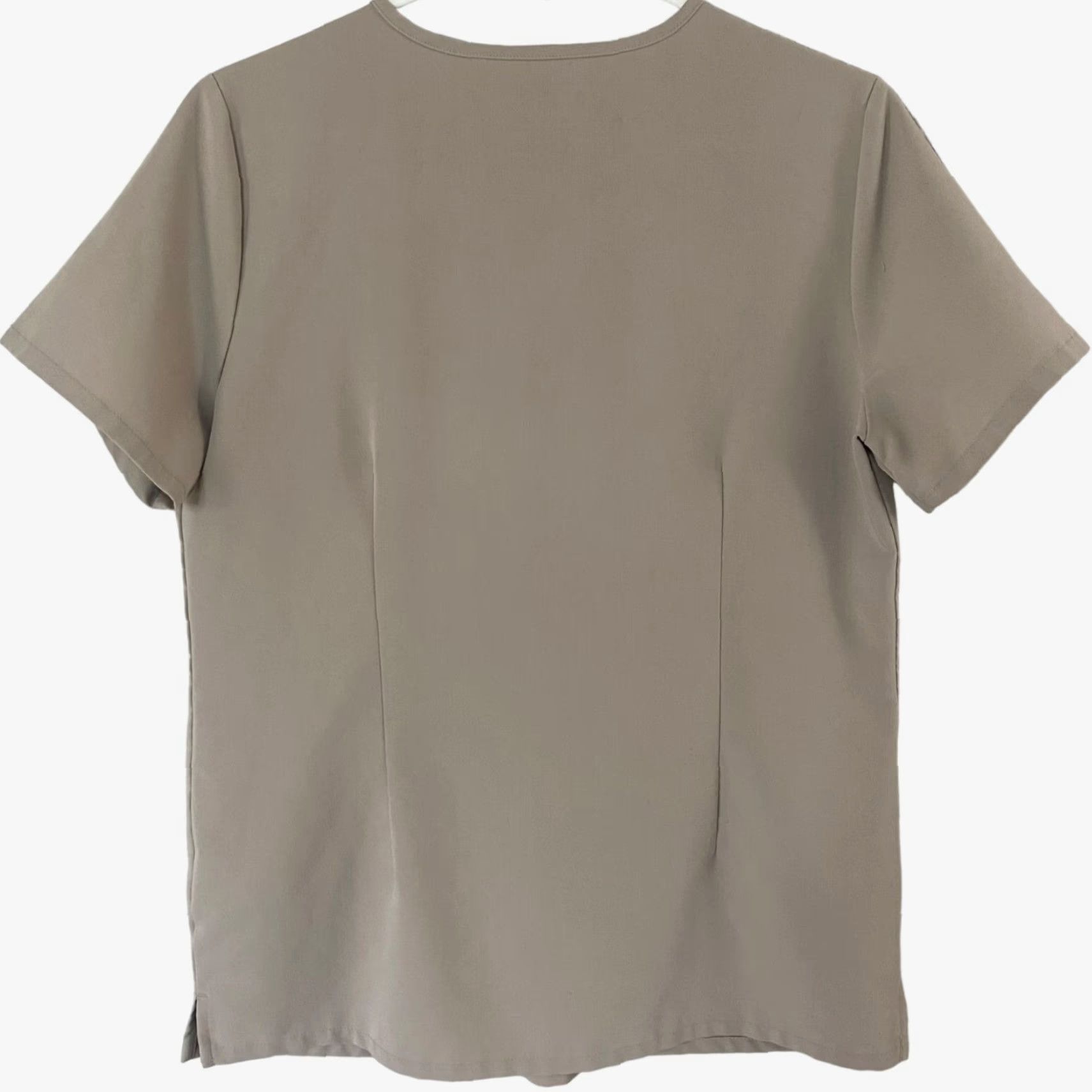 Vintage FIGS Casma Three-Pocket V-Neck Scrub Top Womens Small Tan Shirt Size S / US 4 / IT 40 - 3 Thumbnail