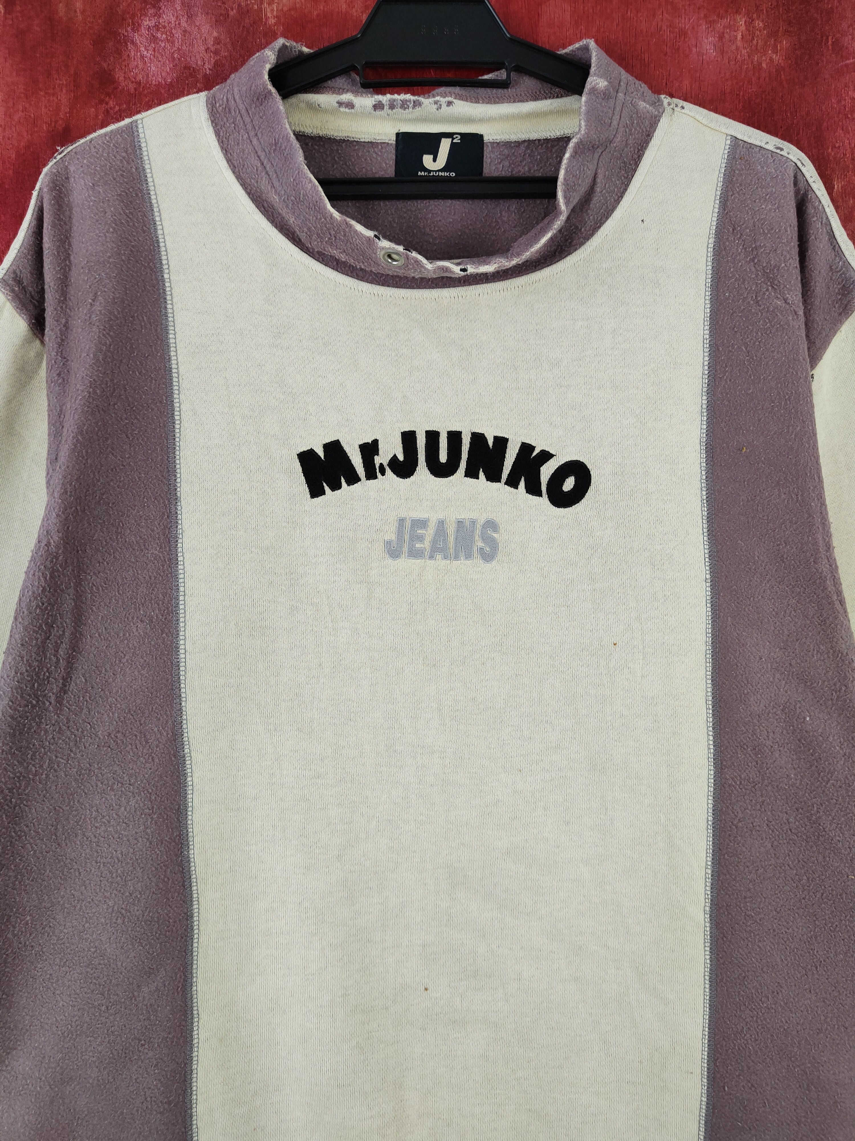 Mr. Junko Mr.Junko ripped vintage Faded Sweatshirts #S2132 Size US L / EU 52-54 / 3 - 4 Thumbnail
