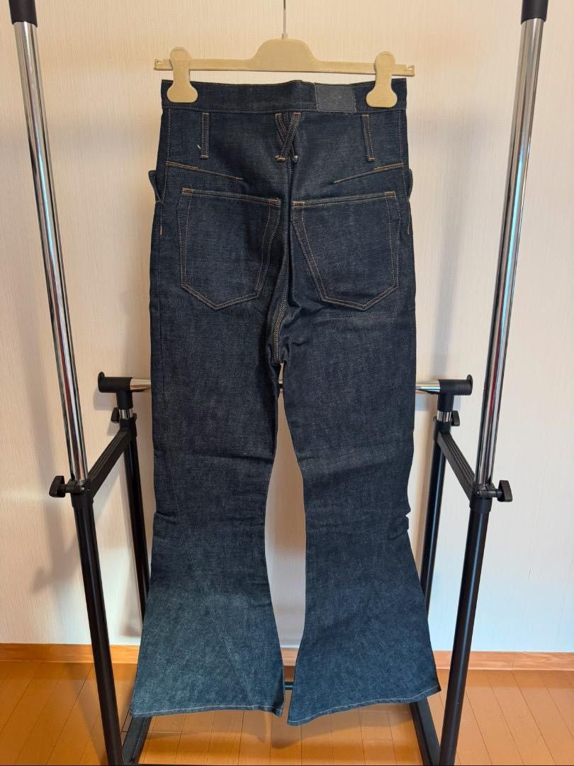KOZABURO SS19 Indigo Selvedge 3D Bootcut Jeans Size US 29 - 2 Thumbnail