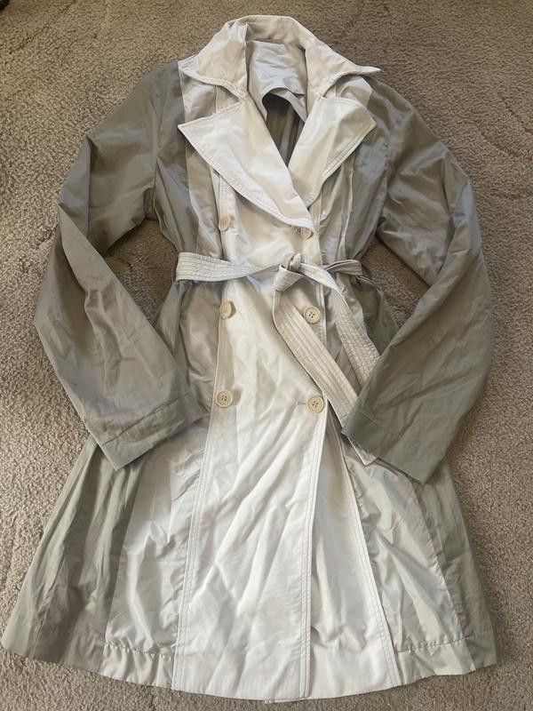 Jil Sander Jil Sander Two-Tone Belted Trench Coat – Size EU 38 Size S / US 4 / IT 40 - 3 Thumbnail