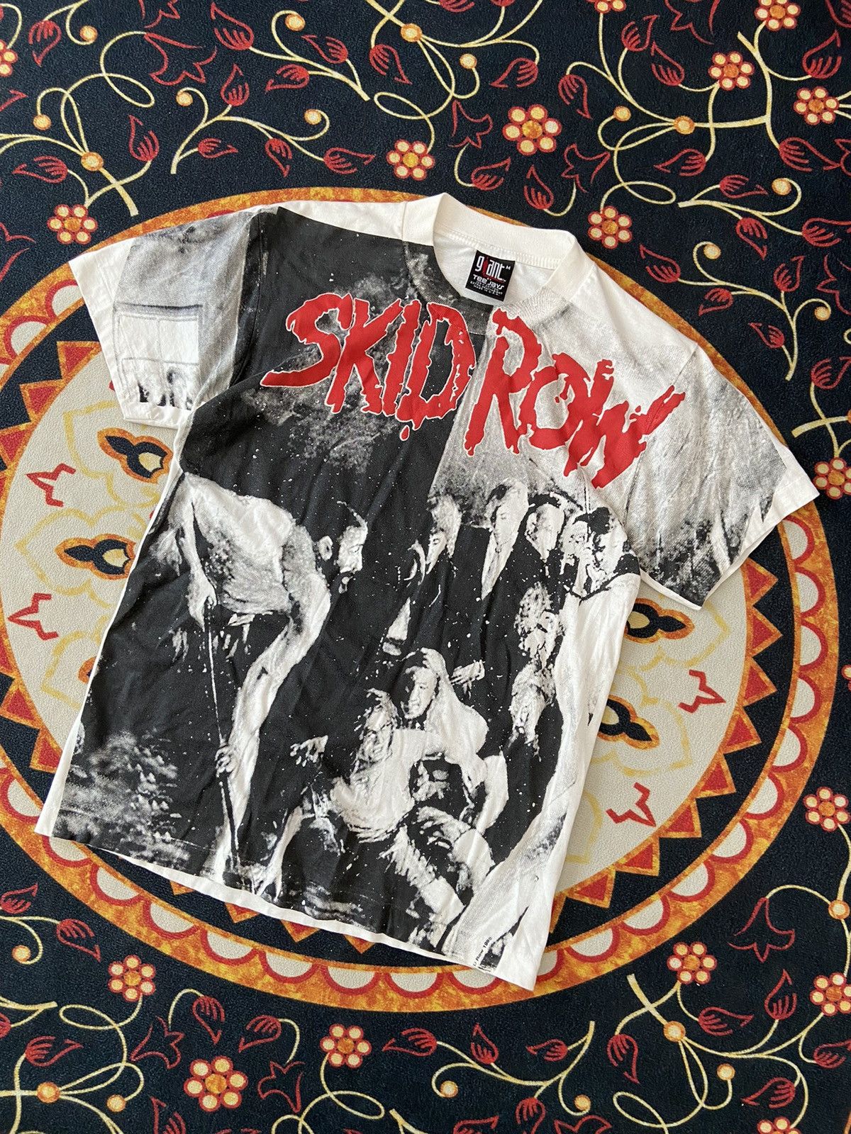 Band Tees VINTAGE SKID ROW SLAVE TO THE GRIND Size US M / EU 48-50 / 2 - 2 Thumbnail