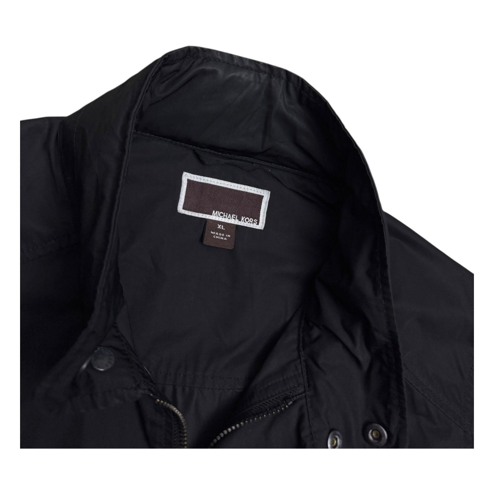 Michael Kors MICHAEL KORS Water Resistant Black Casual Designer Jacket XL Size US XL / EU 56 / 4 - 3 Thumbnail
