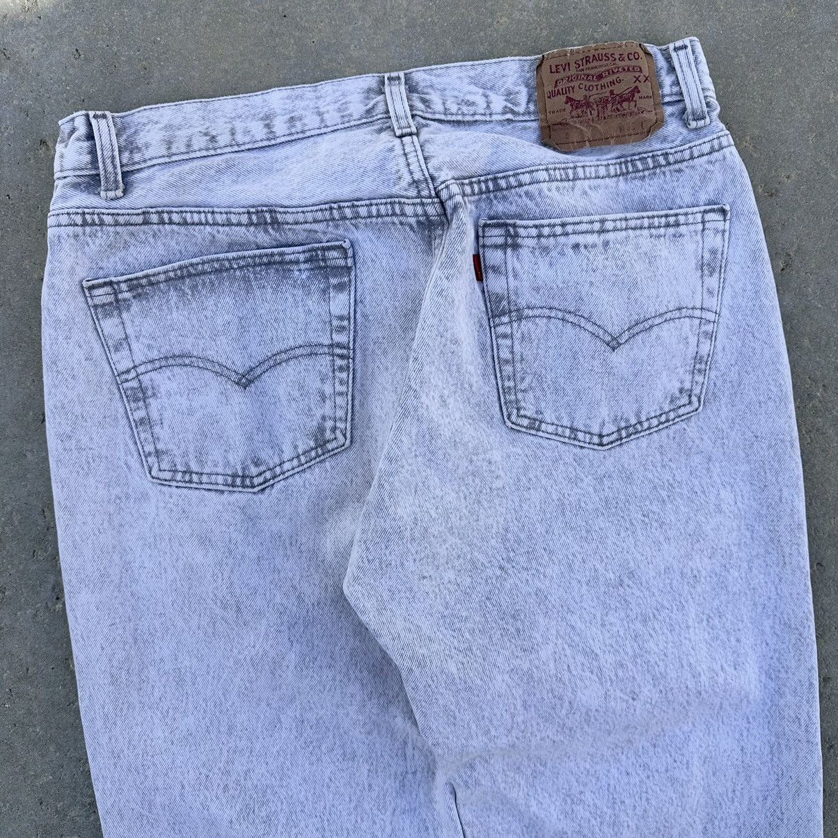 Other VTG 90’s Levis 501 Button Fly Gray Denim Jeans Size US 32 / EU 48 - 3 Thumbnail