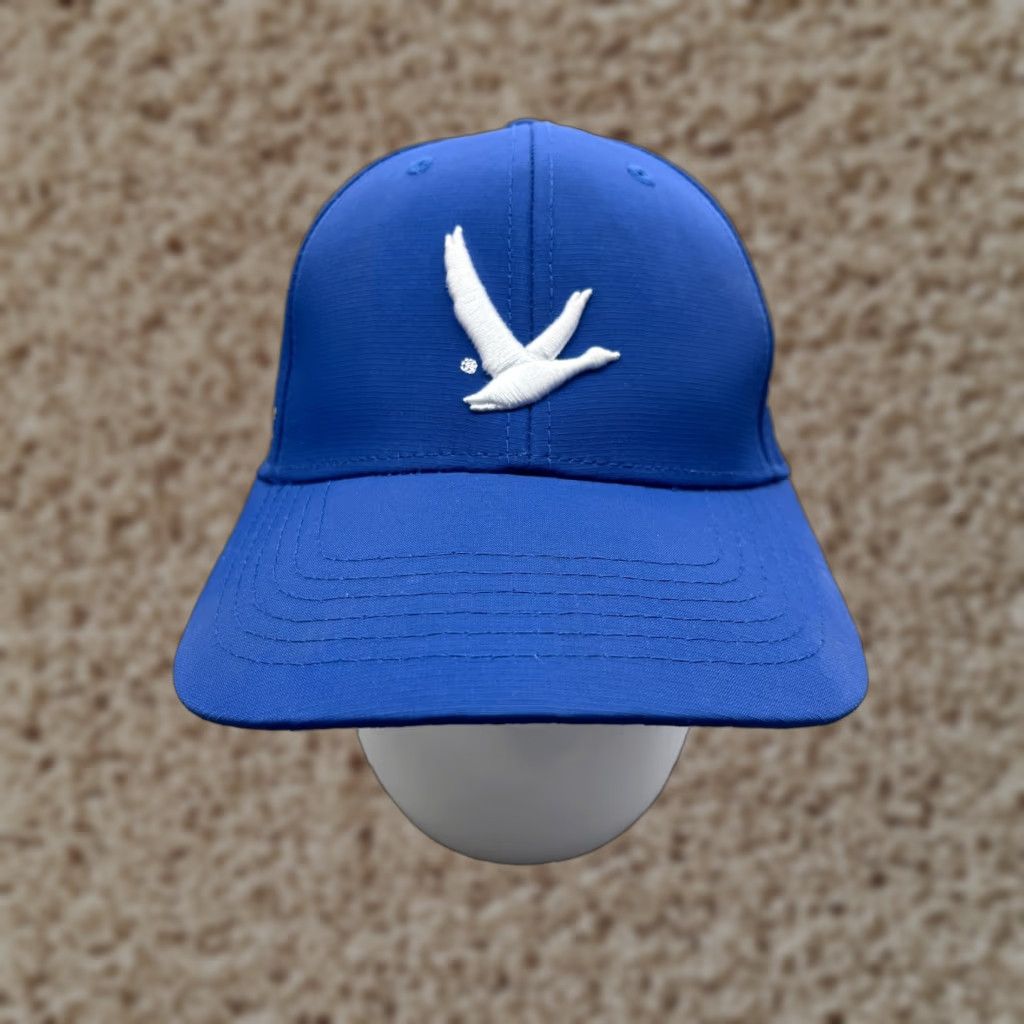 Vintage Bridgestone Hat Cap Golf Mens One Size Blue Cotton Polyester Twill Adjustable Outdoor Golf Hat Cap0.14 Size ONE SIZE - 1 Thumbnail