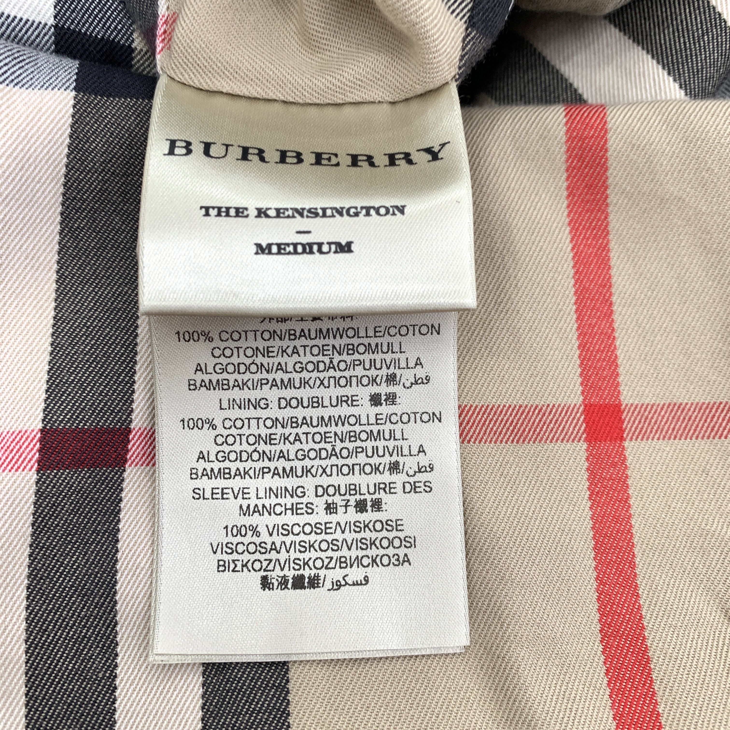 Burberry Burberry Brown Cotton Belted Trench Coat (36 XS) Size XS / US 0-2 / IT 36-38 - 5 Thumbnail