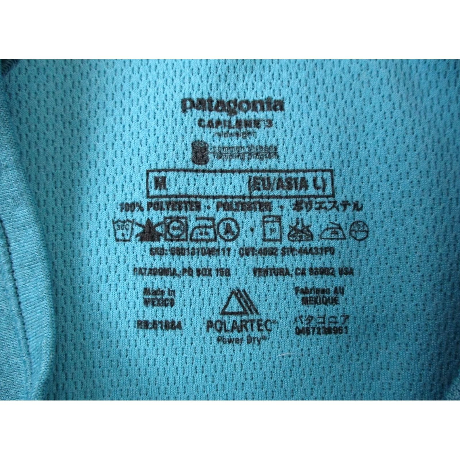 Patagonia Patagonia Shirt Womens M Blue Capilene 3 Midweight Base Layer Hiking Camping Shirt Womens M Blue Capilene 3 Midweight Base Layer Hiking Camping Size M / US 6-8 / IT 42-44 - 7 Thumbnail