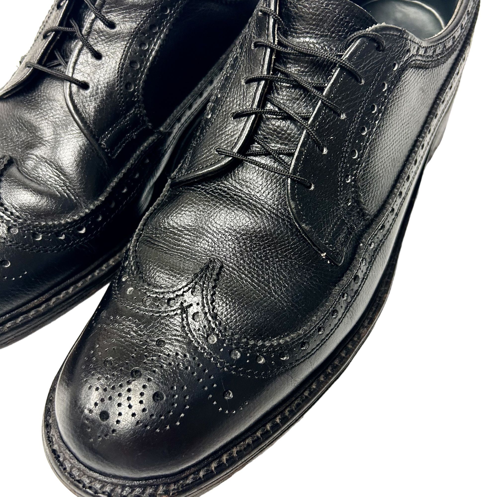 Other Vtg Thom Mcan BOOTMASTER Black PEBBLED Leather DRESS Shoes Size US 11 / EU 44 - 6 Thumbnail