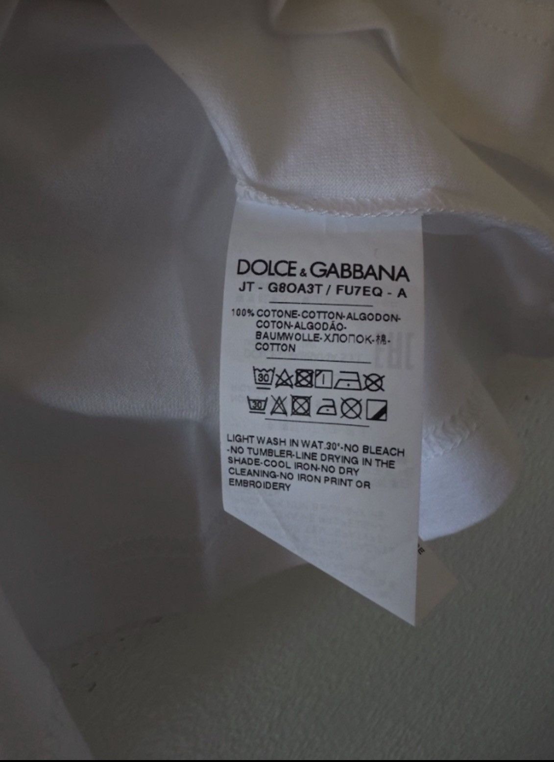 Dolce & Gabbana Dolce Gabanna Print T-Shirt Size US S / EU 44-46 / 1 - 7 Thumbnail