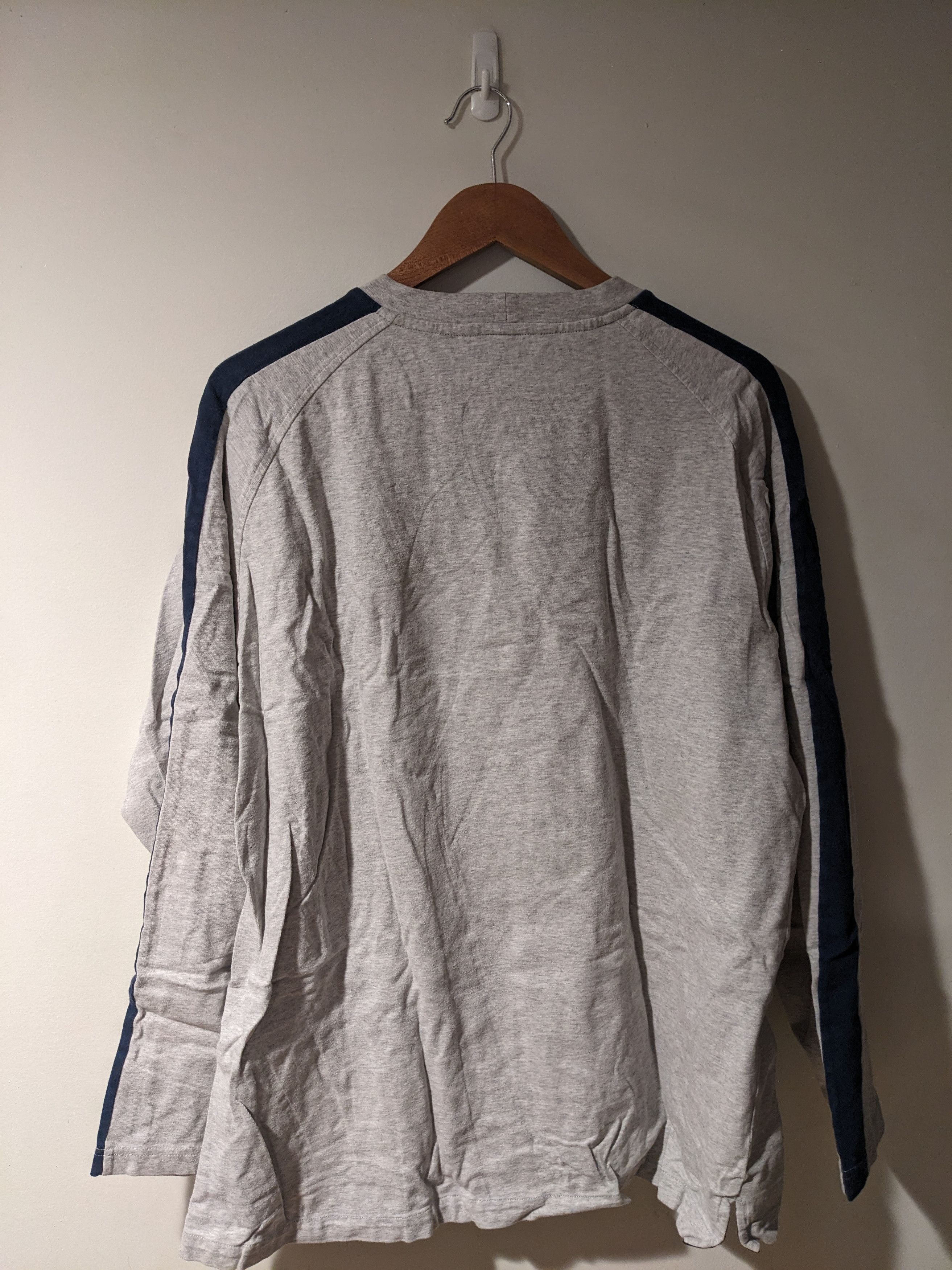 Nike × Vintage Vintage Y2K Nike Spell Out Mini Swoosh Long Sleeve T-shirt Size US XL / EU 56 / 4 - 7 Thumbnail
