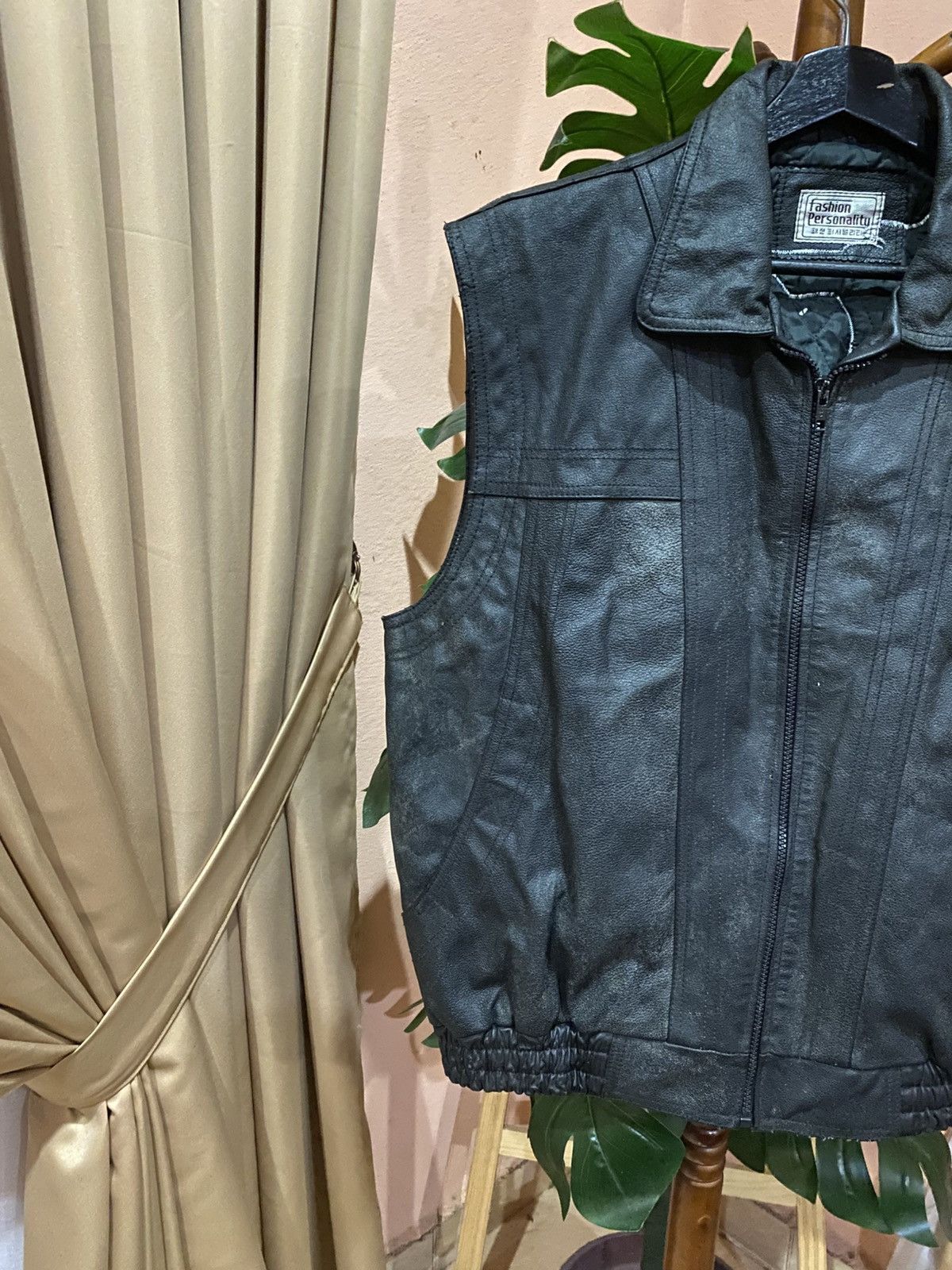 Leather Vintage Club Shadow Leather Biker Vest Pennzoil Patch Size US L / EU 52-54 / 3 - 6 Thumbnail