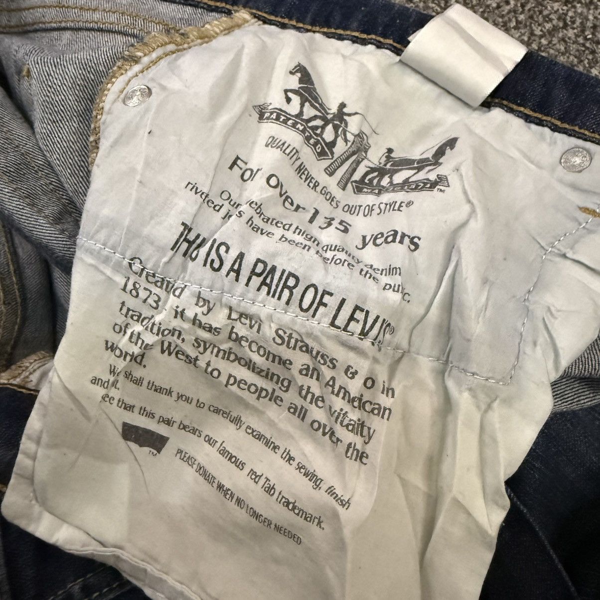 Levi's Made & Crafted 🔥 Y2k Levis 511 Denim W36 Size US 36 / EU 52 - 16 Thumbnail