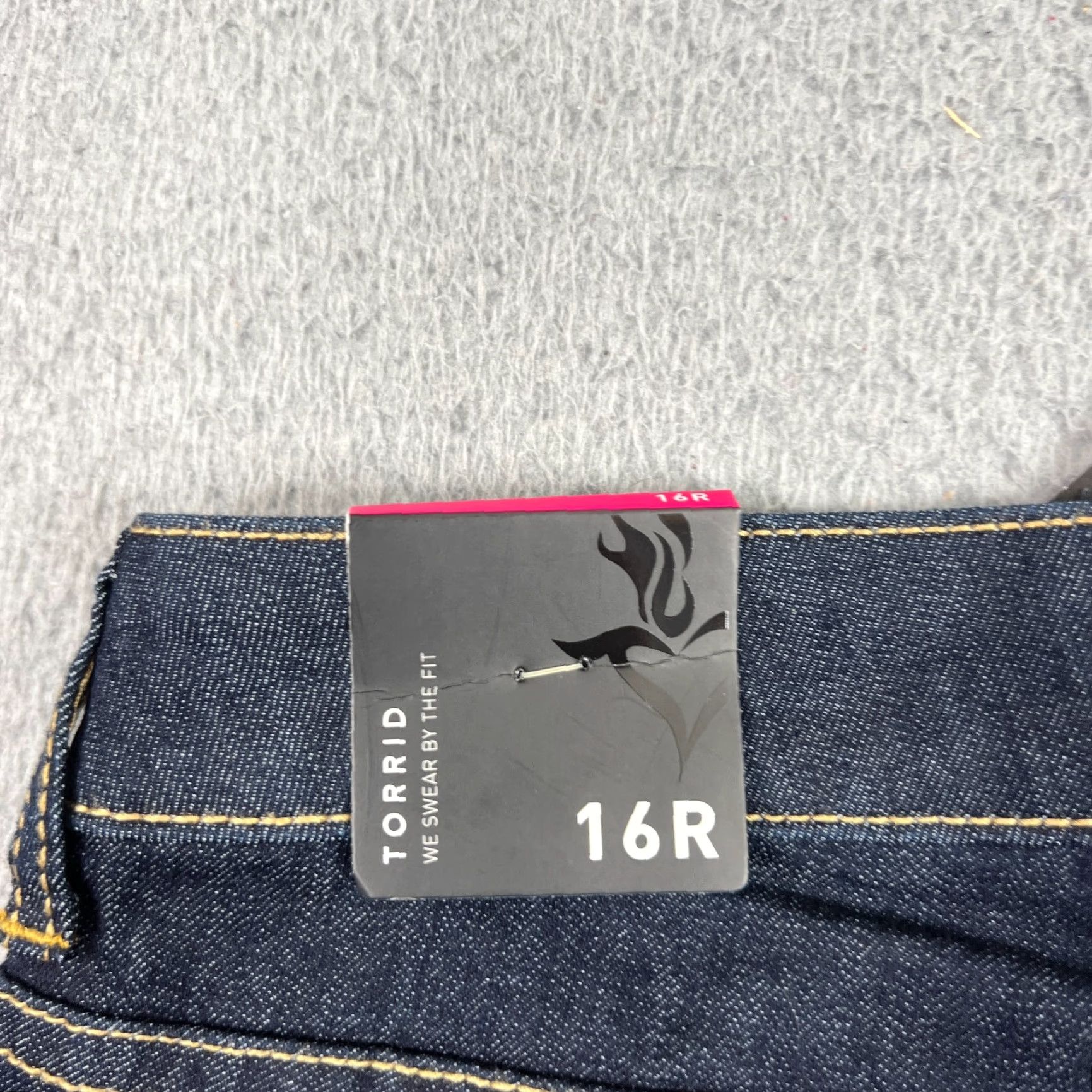 Torrid Torrid Women's Skinny Jeans 16 Regular Blue Cotton Blend Stretch Denim High Rise Casual NWT Size 38" / US 16 / IT 52 - 6 Thumbnail