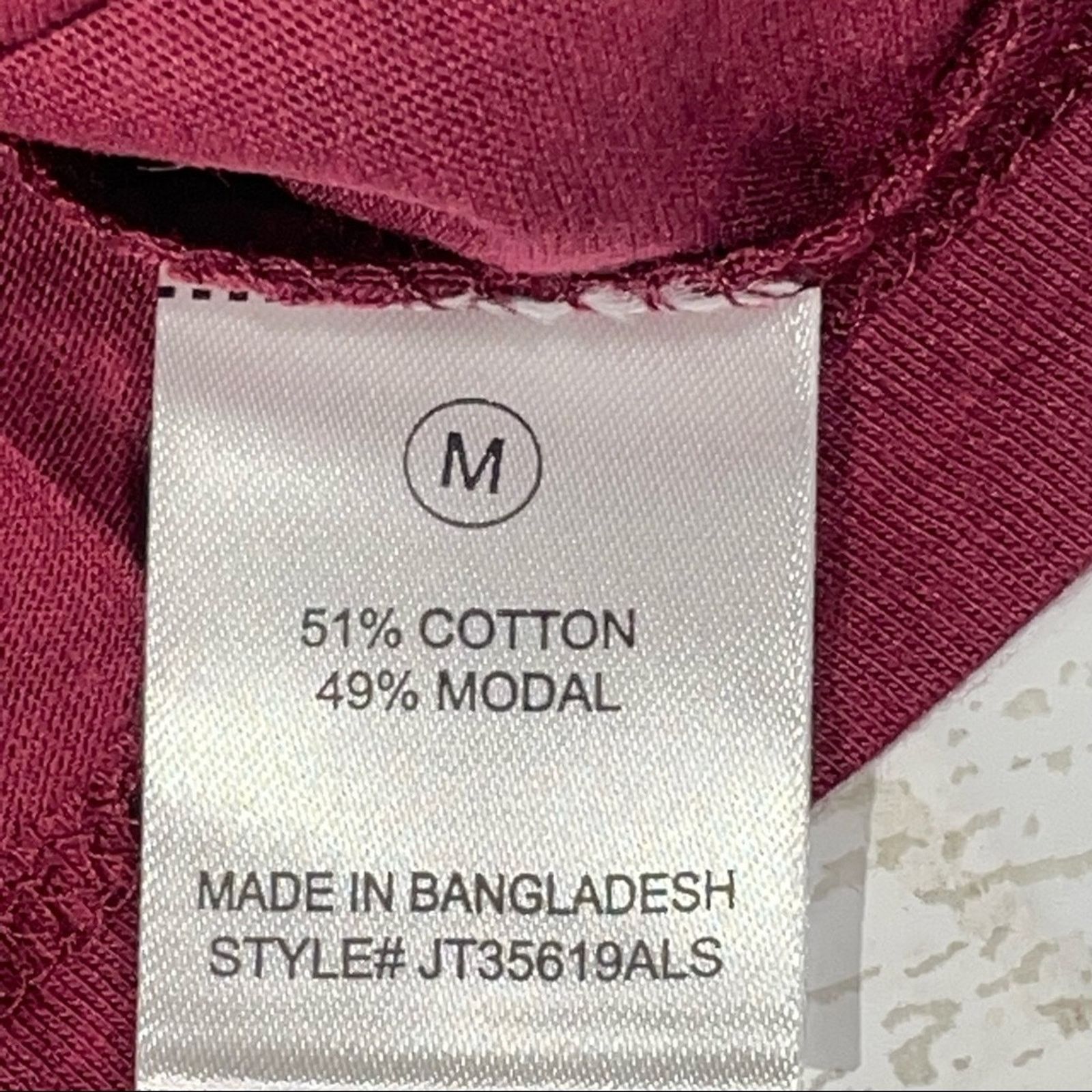 Other FASHION NOVA Wine Cropped Long Sleeved Tee Size M NWT Size M / US 6-8 / IT 42-44 - 9 Thumbnail