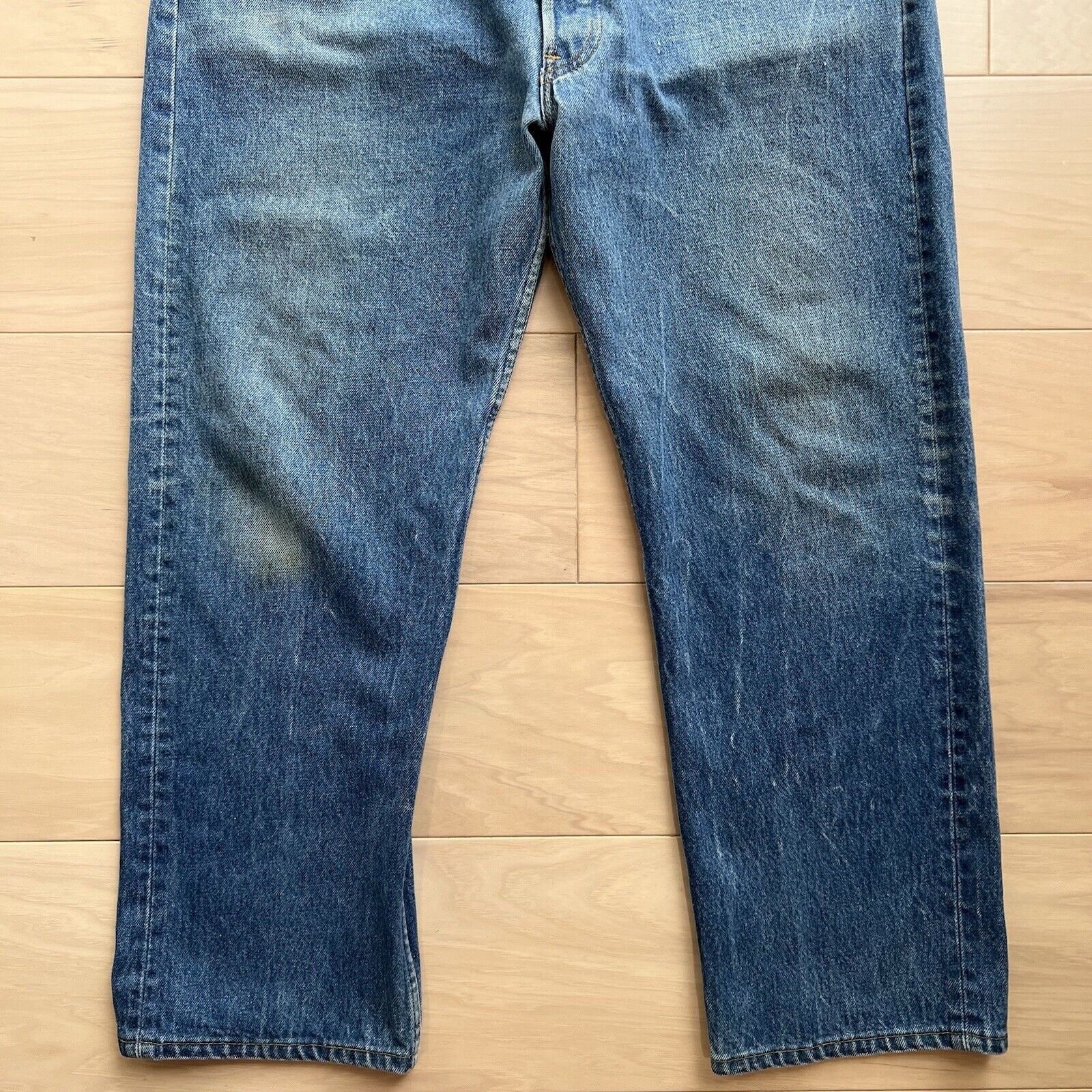 Levi's × Vintage Vintage Levis 501 Jeans 36 Blue Denim Made in USA Workwear Size US 36 / EU 52 - 4 Thumbnail