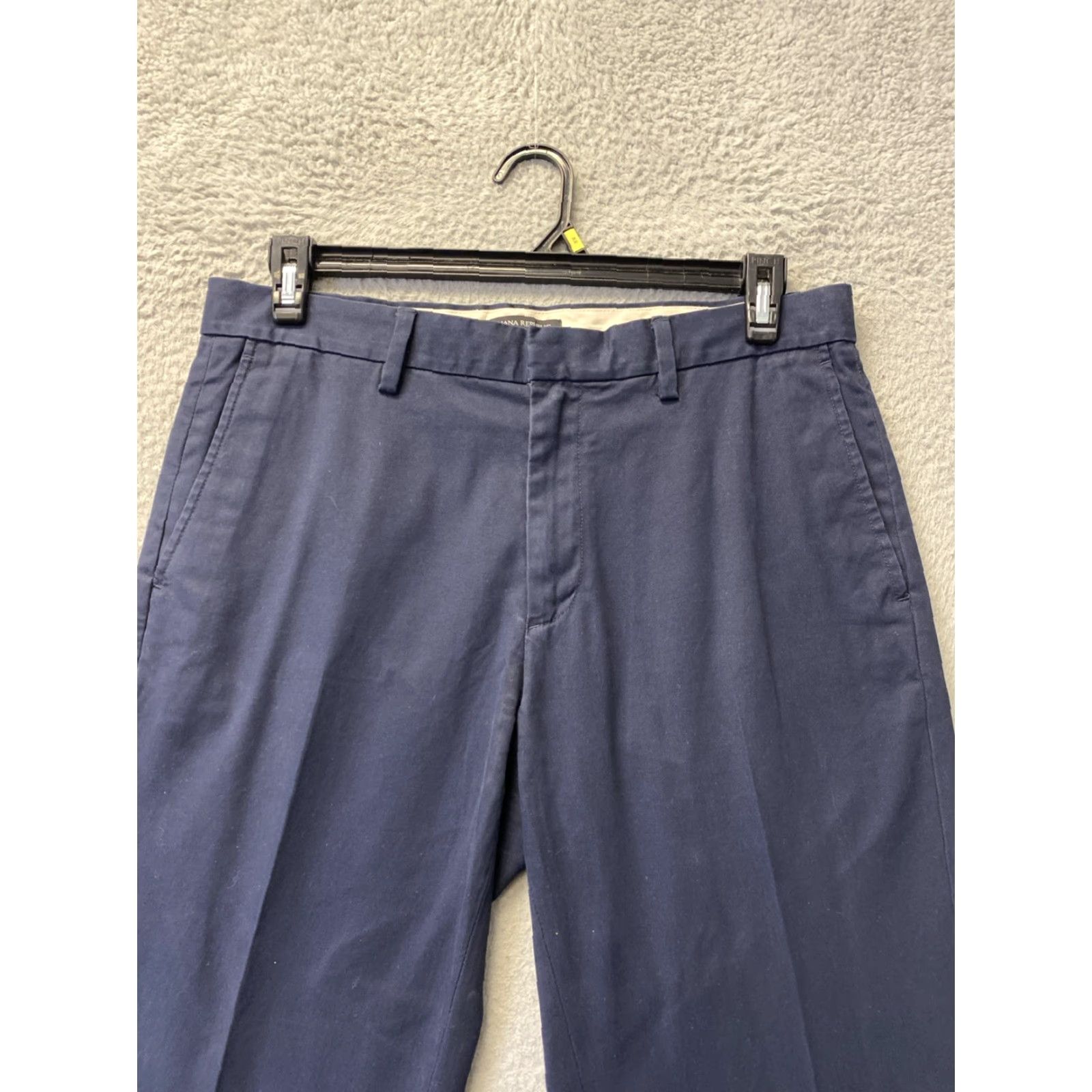 J.Crew VINTAGE J. Crew Men's Chino Pants Slim Fit Cotton Navy 90s Casual Dress Mens 33x32 Size US 33 - 2 Thumbnail