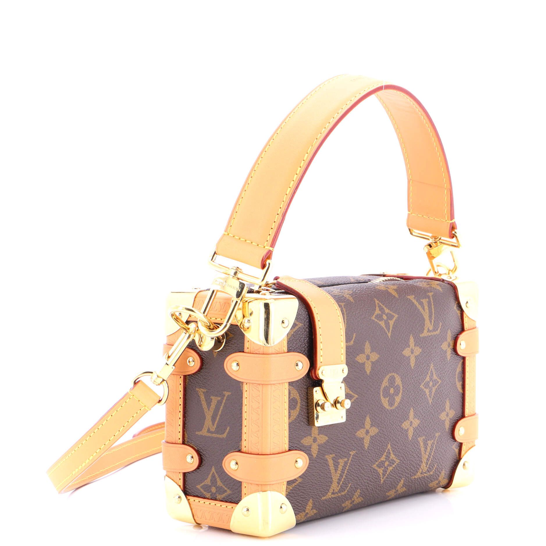 Louis Vuitton Side Trunk Handbag Monogram Canvas PM Size ONE SIZE - 1 Thumbnail