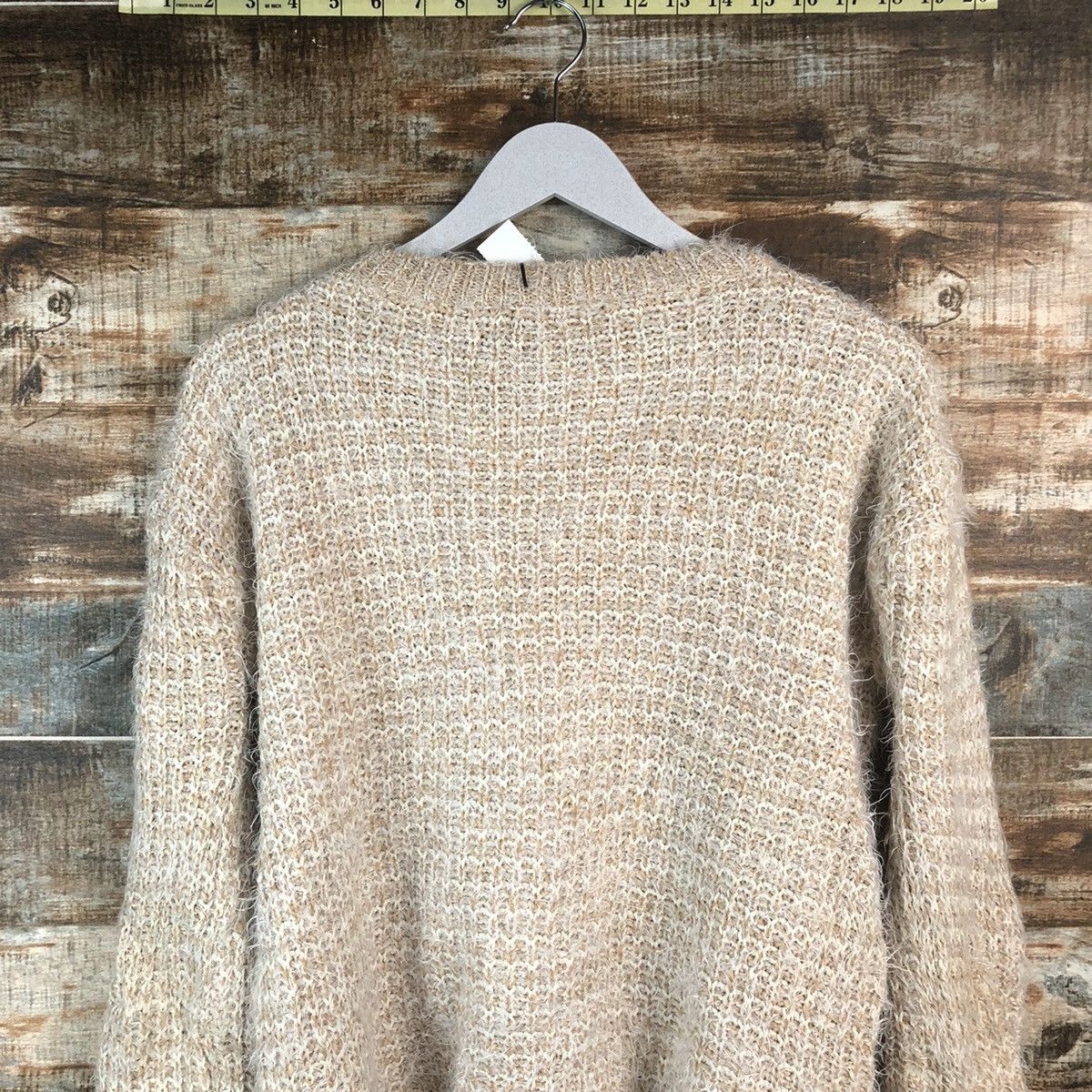 Homespun Knitwear DLL Park Girl Brown shaggy fur Mohair Knitwear #C375 Size M / US 6-8 / IT 42-44 - 13 Thumbnail