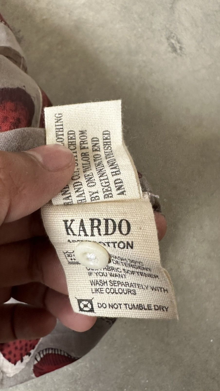 Kardo KARDO FLOWER PRINT OPEN COLLAD SHIRT Size US L / EU 52-54 / 3 - 7 Thumbnail