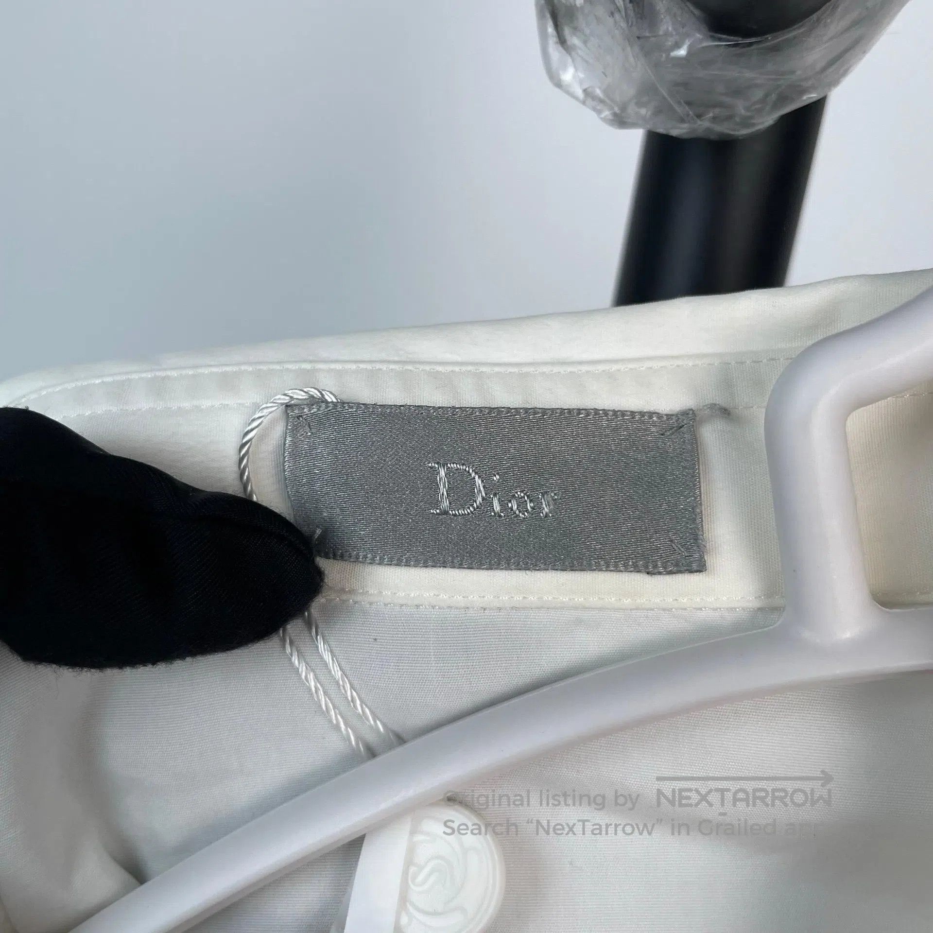 Dior Dior size 41 White Camellia Floral Embroidered Short Sleev Size US M / EU 48-50 / 2 - 7 Thumbnail