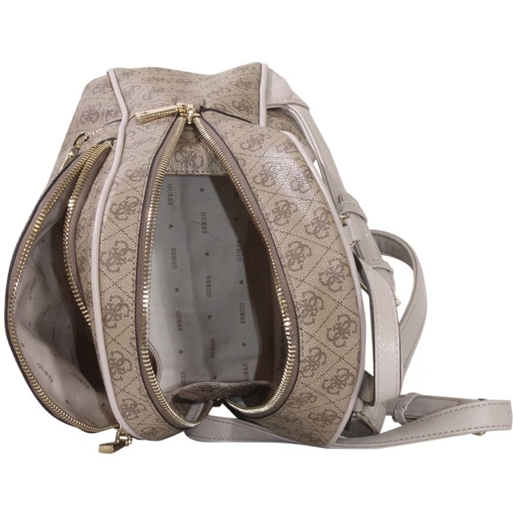 Guess Guess Women's Manhattan Backpack Latte Logo Large Bag Size ONE SIZE - 5 Thumbnail