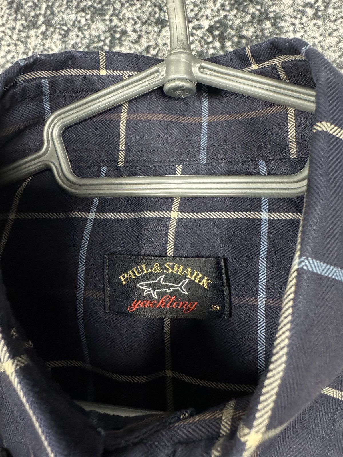 Paul & Shark Paul Shark Long Sleeve Plaid Shirt Button Up Italy Size 39 Size US L / EU 52-54 / 3 - 6 Thumbnail