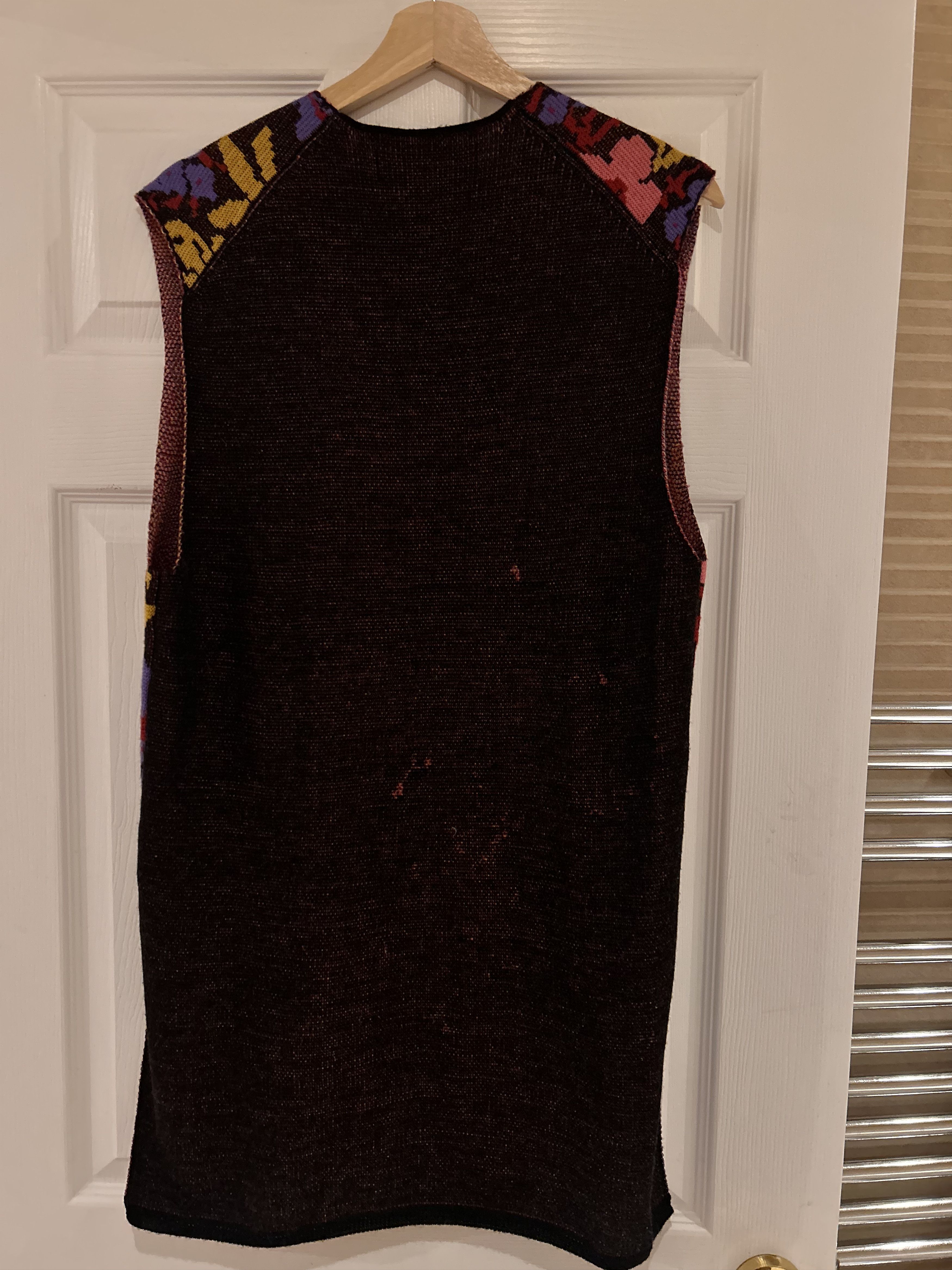 Comme des Garcons Homme Plus Floral Knit Vest Size US M / EU 48-50 / 2 - 5 Thumbnail