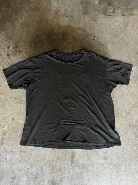 Yeezy Season Yeezy Season Sample Blank Distressed Tee Shirt Black