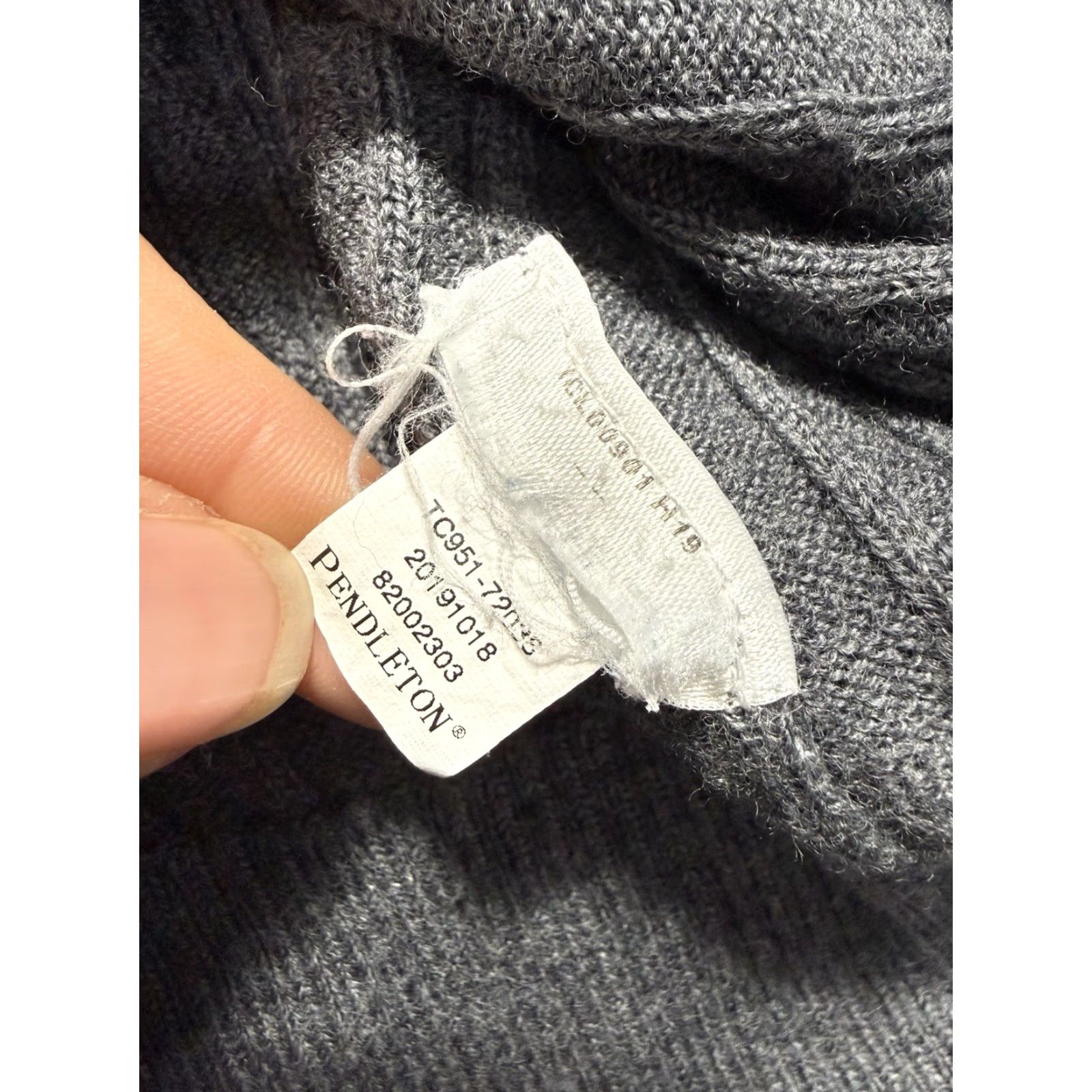 Pendleton Pendleton Women’s Sweater Cable-Knit Merino Wool Long Sleeve S Gray Pullover Women’s Small Size S Size S / US 4 / IT 40 - 5 Thumbnail