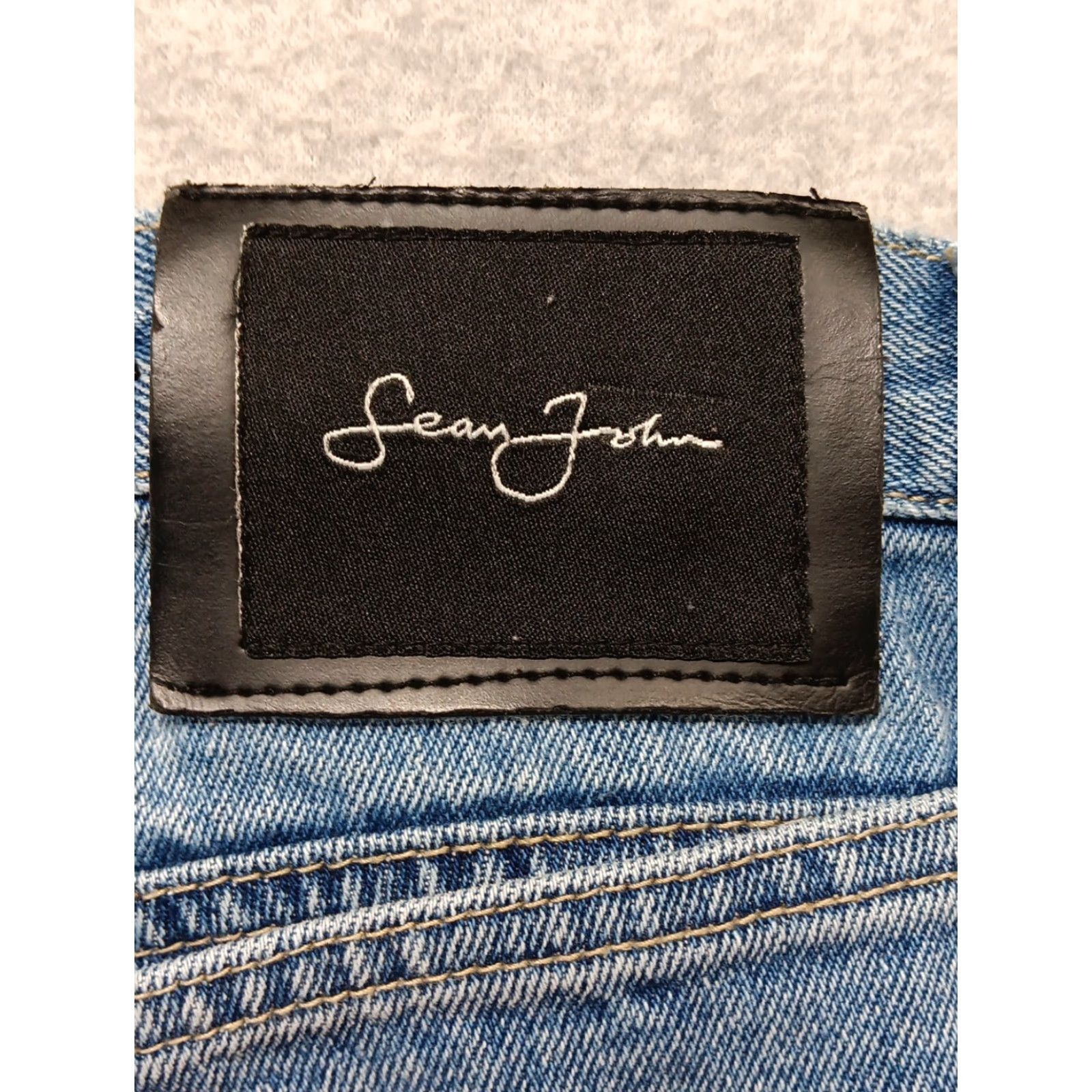 Sean John VINTAGE Sean John Jeans 38x32 Blue Denim Wide-Leg Hip Hop Street Wear Mens Jeans Size US 38 / EU 54 - 3 Thumbnail