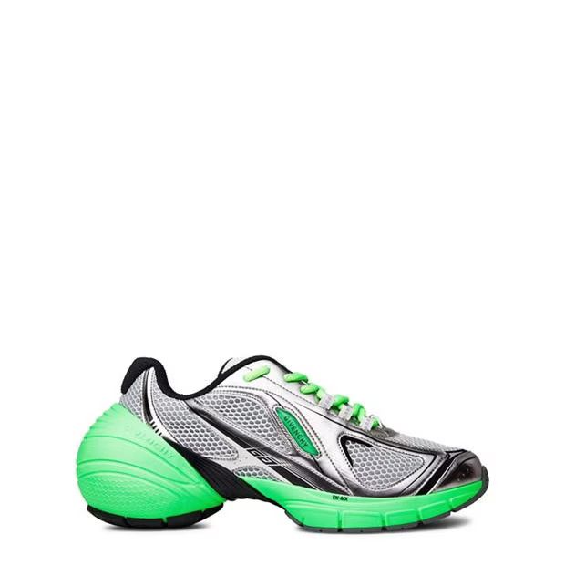 o1g2r1mq0424 Sneakers in Green & Silver