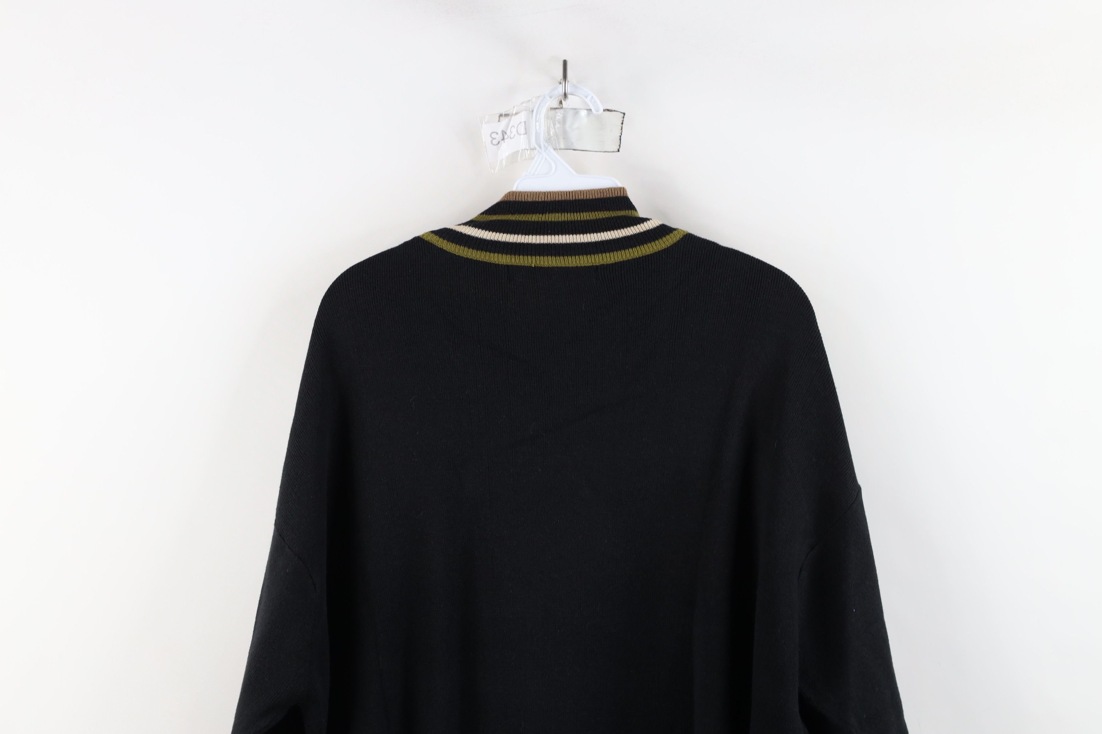 Vintage Vintage 90s Streetwear Baggy Oversized Ribbed Knit Sweater Size XXL / US 16-18 / IT 52-54 - 11 Thumbnail