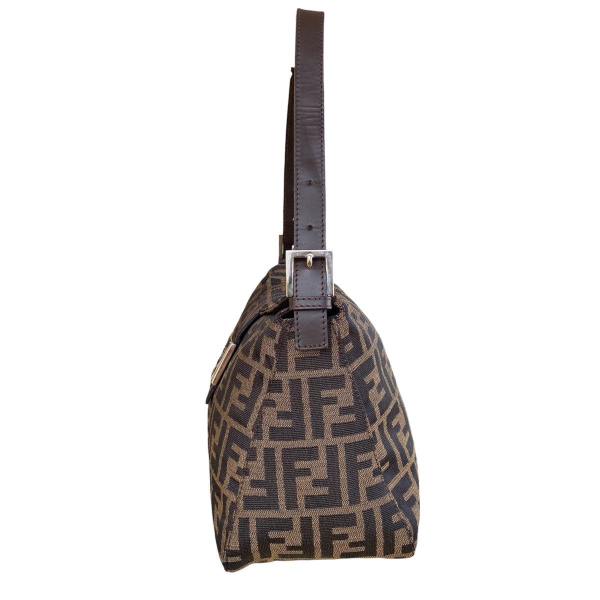 Fendi RARE Vintage Fendi Zucca Double Flap Shoulder Bag Size ONE SIZE - 13 Thumbnail