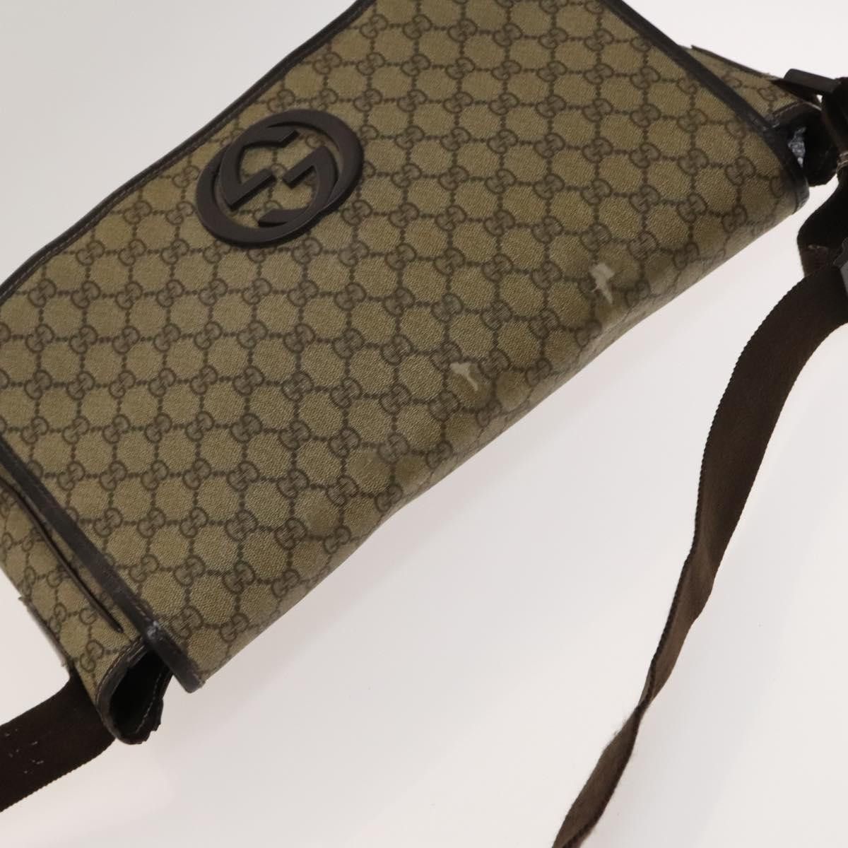 Gucci GUCCI GG Supreme Shoulder Bag Pvc Beige Silver Size ONE SIZE - 6 Thumbnail