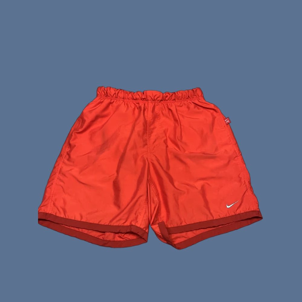 Nike VINTAGE Nike VB Shorts Men’s M Red Volleyball Beach 90s Lined Trunks Bottom Size US 31 - 1 Thumbnail