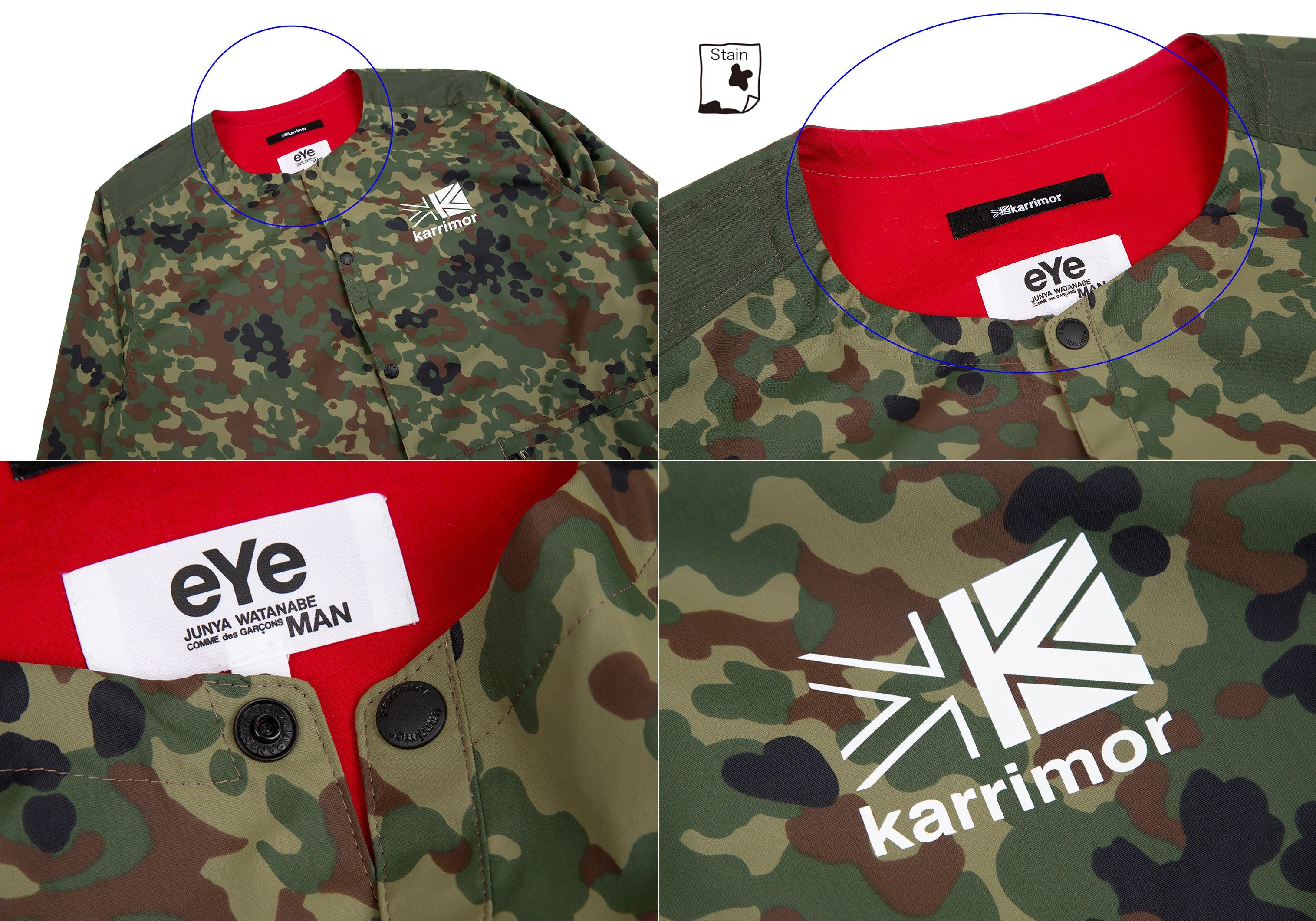 Junya Watanabe Camo Print Jacket in Green and Orange, Size S Size US S / EU 44-46 / 1 - 2 Thumbnail