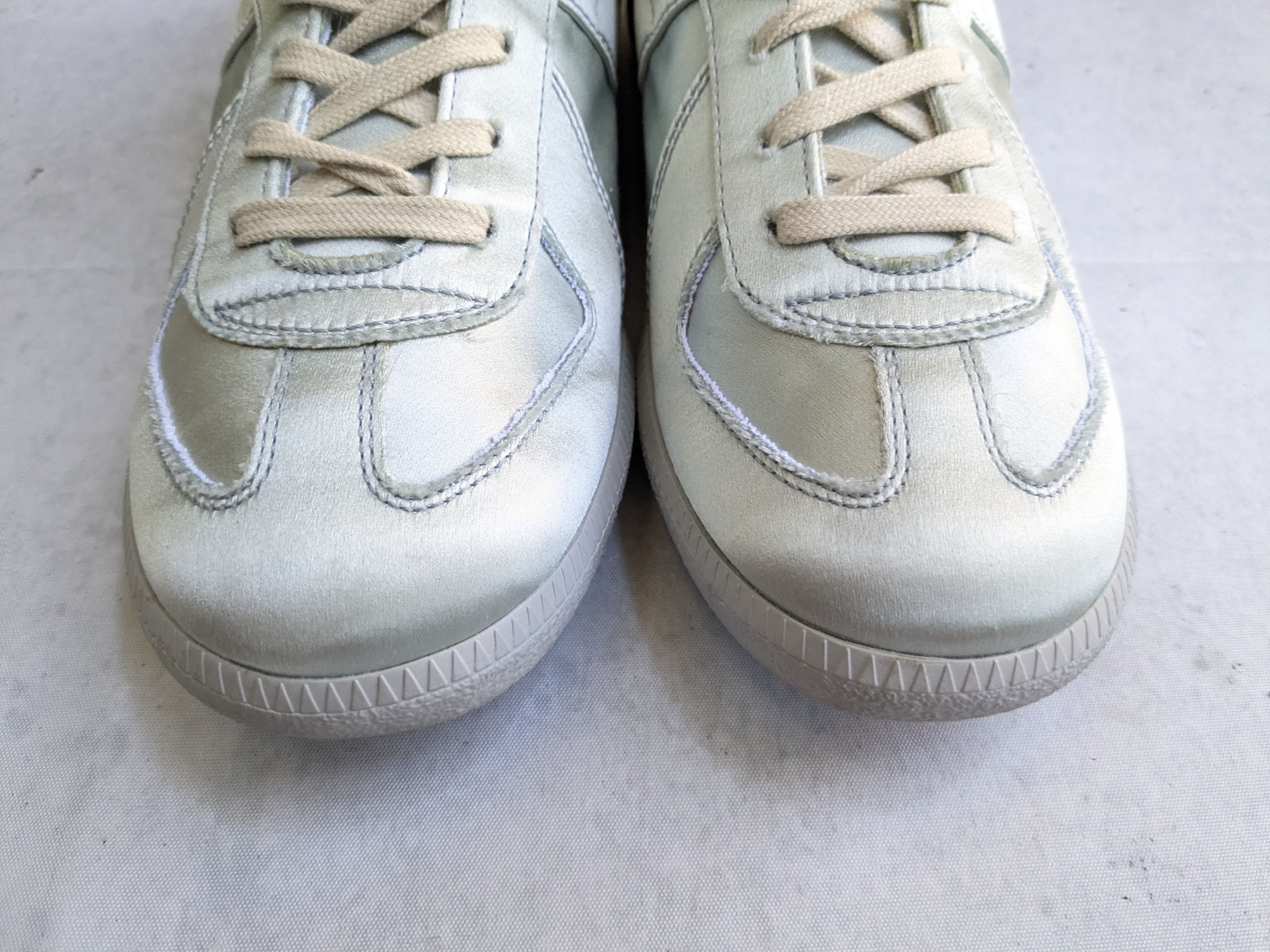 Maison Margiela Maison Margiela GAT Replica Blue Satin 9 42 Low Leather Size US 9 / EU 42 - 3 Thumbnail