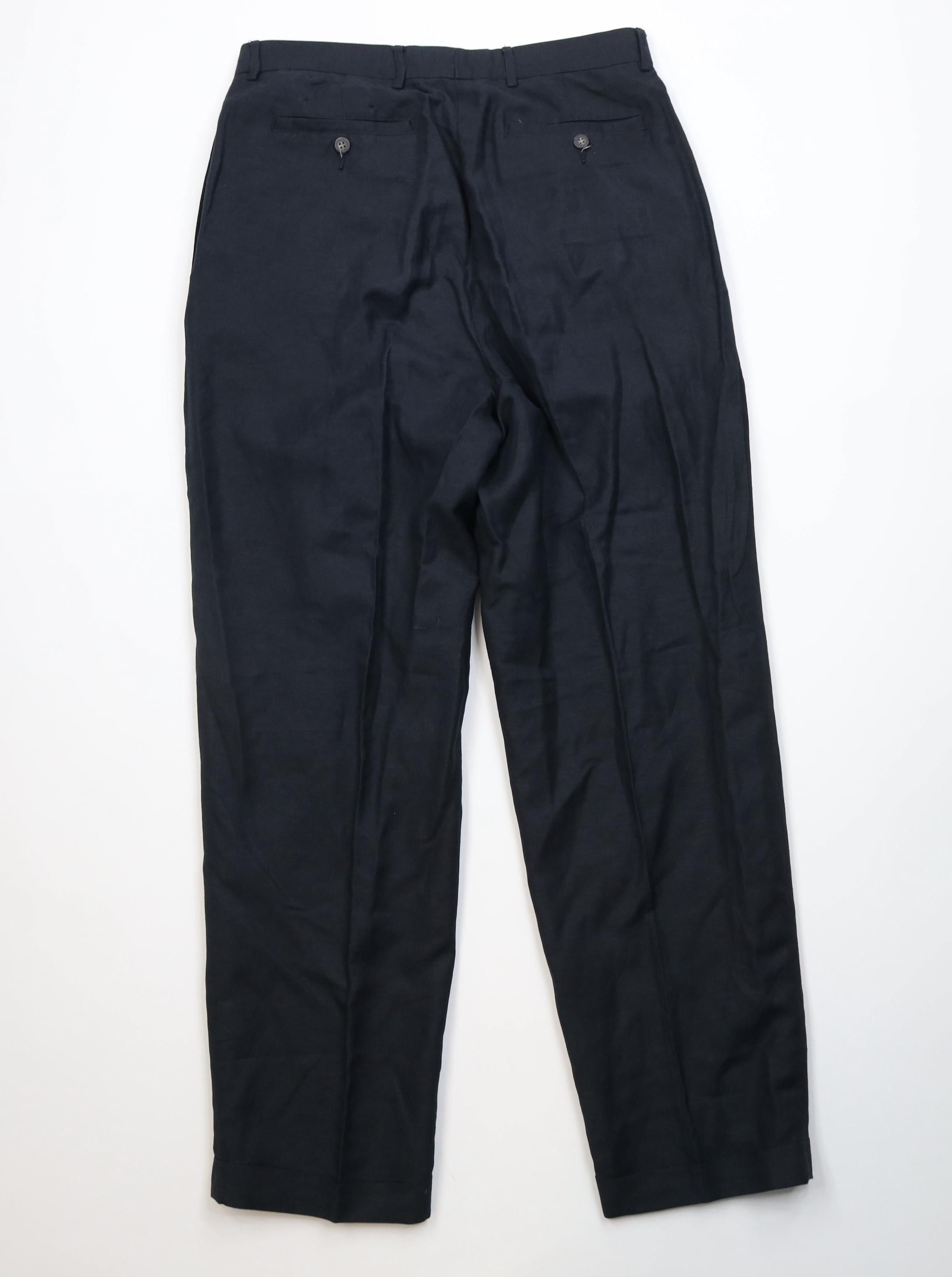 Vintage Vintage 90s Streetwear Gabardine Blend Chino Pants Black Size US 34 / EU 50 - 11 Thumbnail