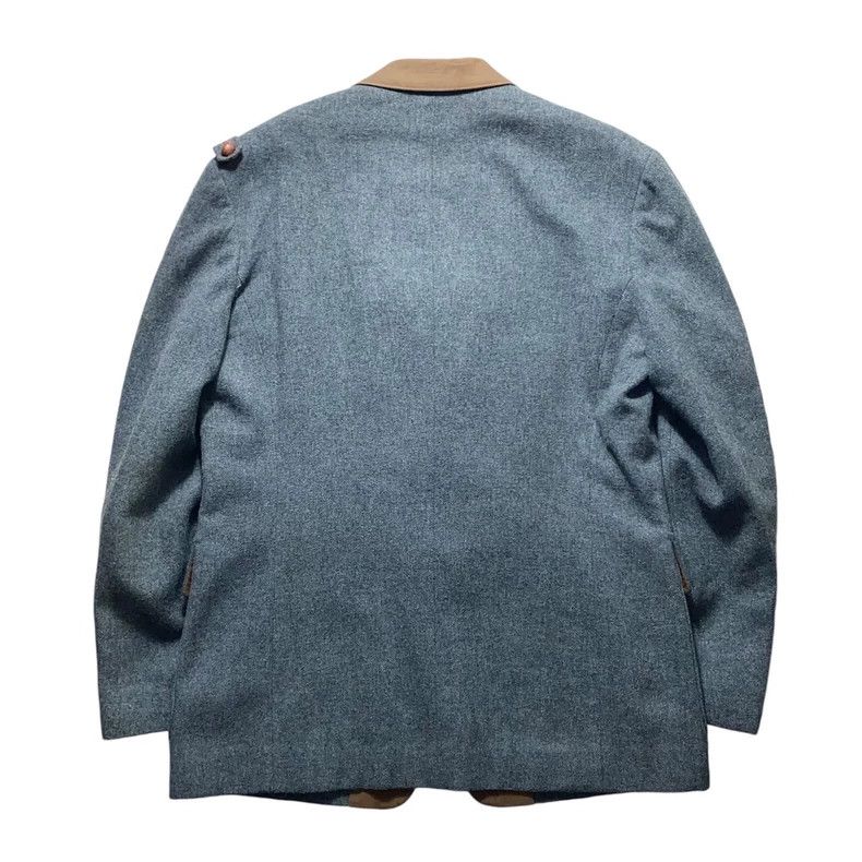 Yohji Yamamoto Yohji Yamamoto 1980s patchwork collar wool jacket Size US S / EU 44-46 / 1 - 4 Thumbnail