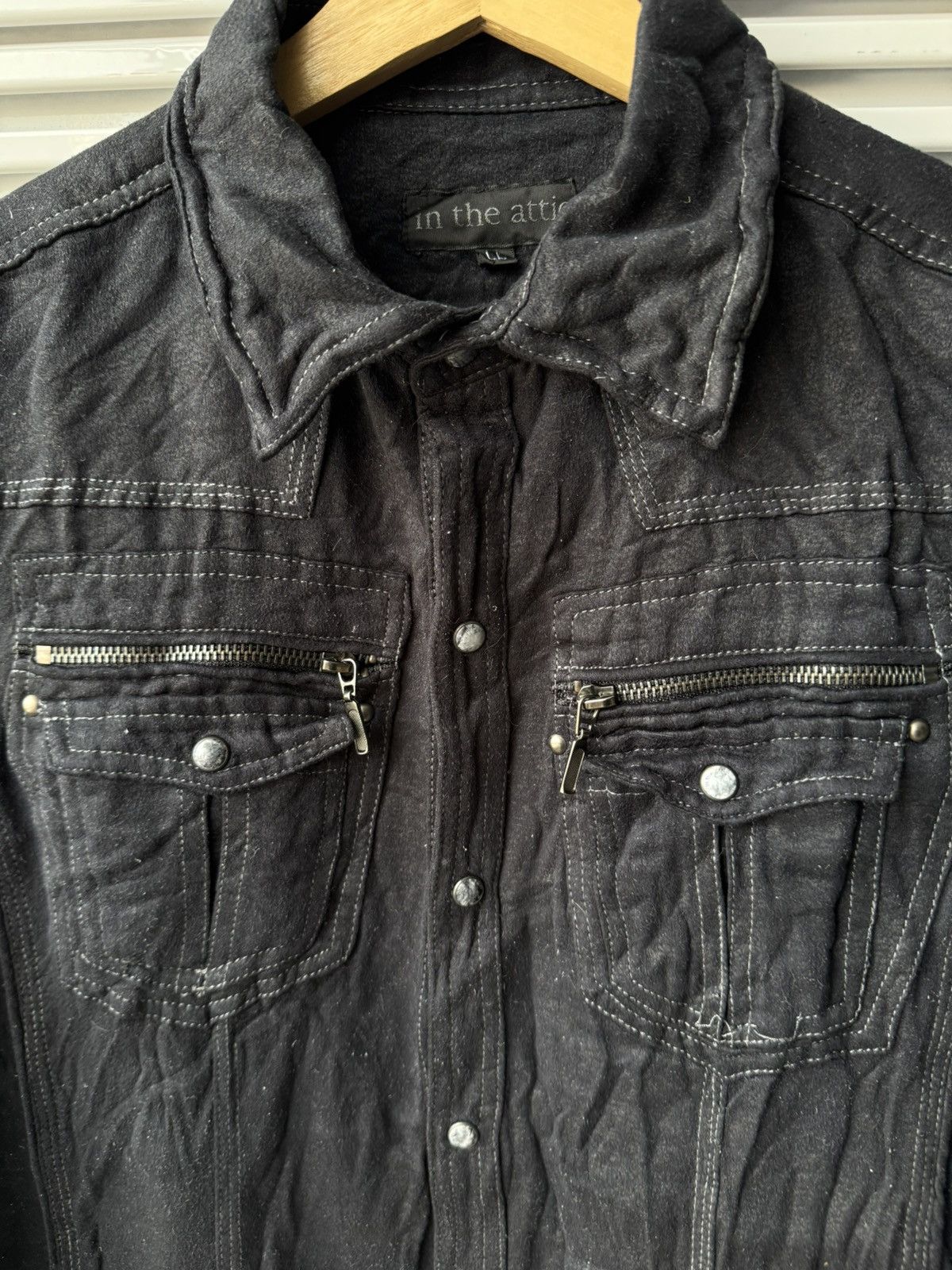 In The Attic Punk! In The Attic Button Up Poem Riot Jacket Size US M / EU 48-50 / 2 - 4 Thumbnail