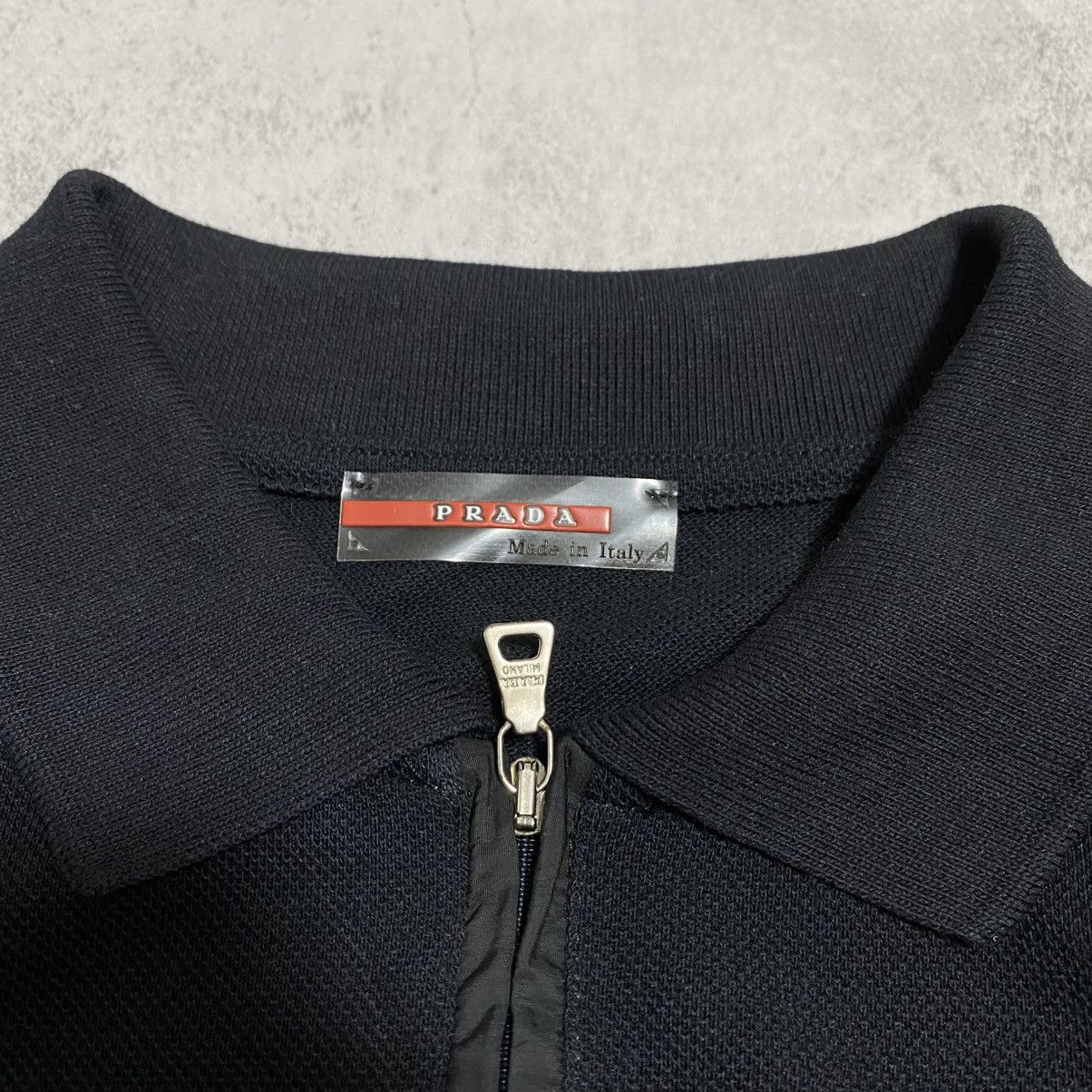 Prada VINTAGE PRADA QZIP POLO SHIRT Size US M / EU 48-50 / 2 - 4 Thumbnail